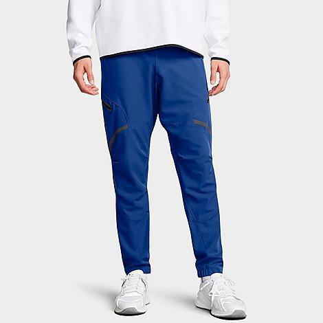 Under Armour Mens Under Armour Unstoppable Cargo Pants - Mens Black/Tech Blue Product Image