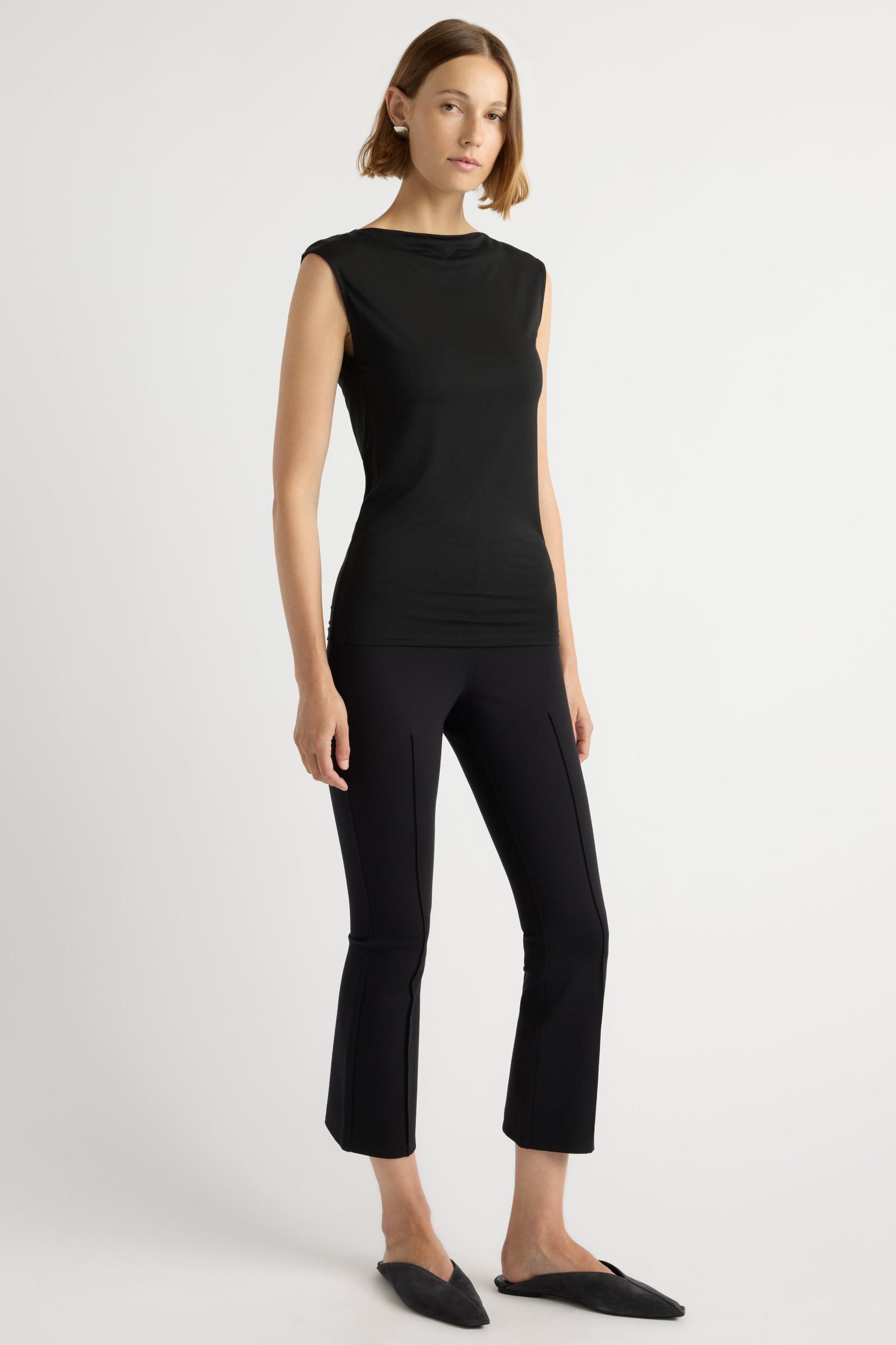 Tez Kick-Flare Ponte Stretch Pant Product Image