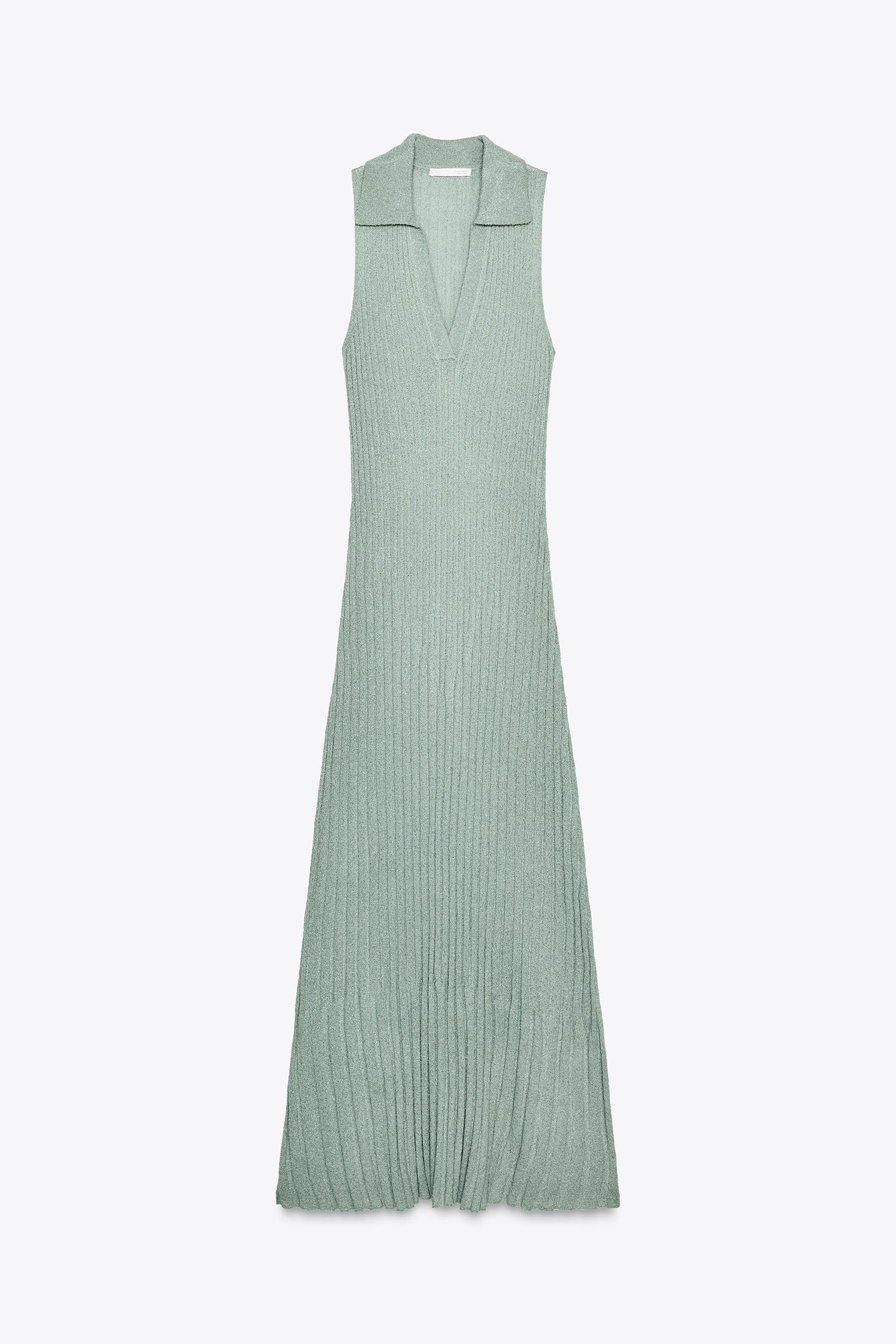 CUT-OUT KNIT MAXI DRESS Product Image