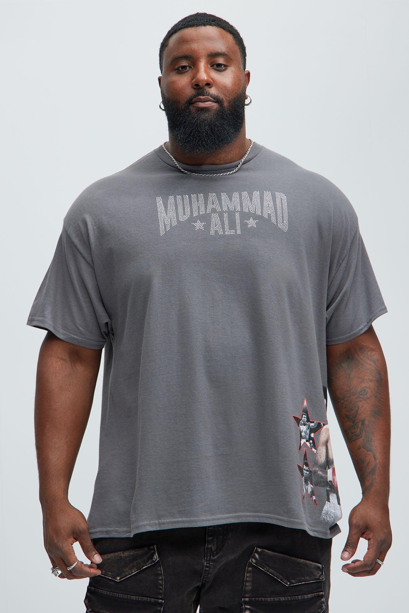 Muhammad Ali The King Short Sleeve Tee - Charcoal Product Image