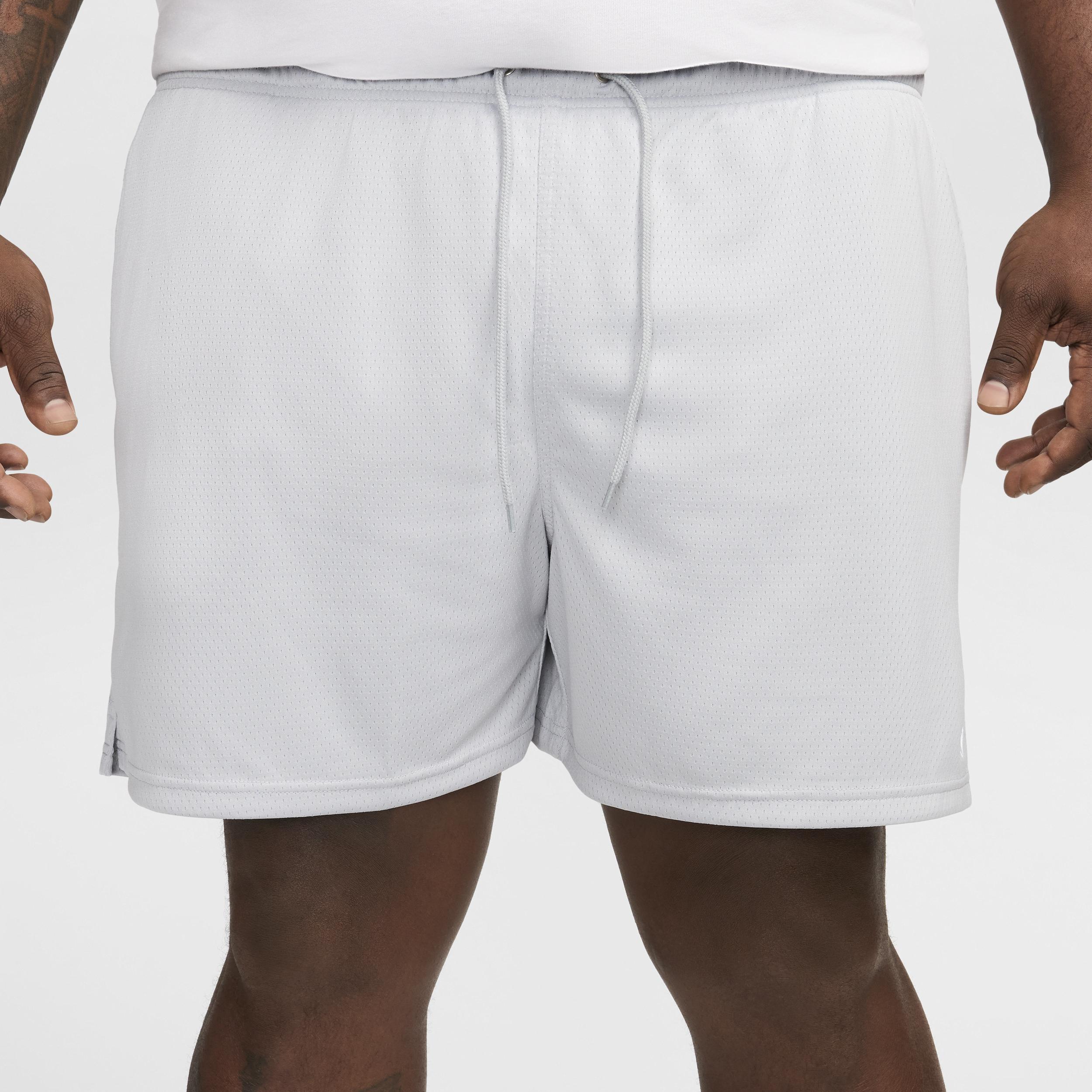 Nike Mens Nike Club Flow Mesh Shorts - Mens White/Light Smoke Grey Product Image
