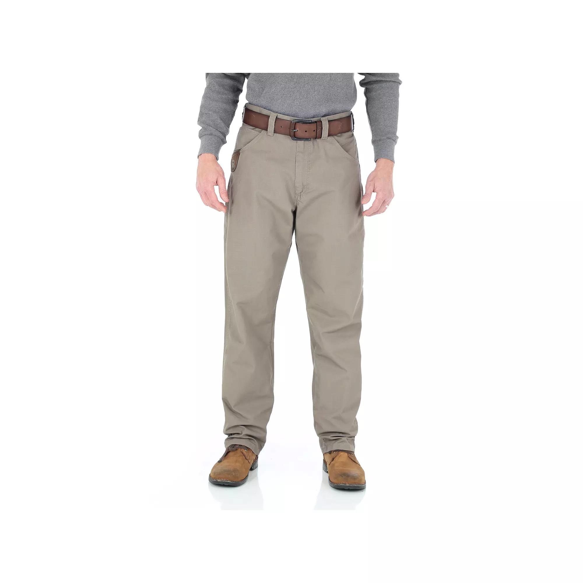 Mens Wrangler RIGGS Workwear Tech Pants Dark Green Product Image