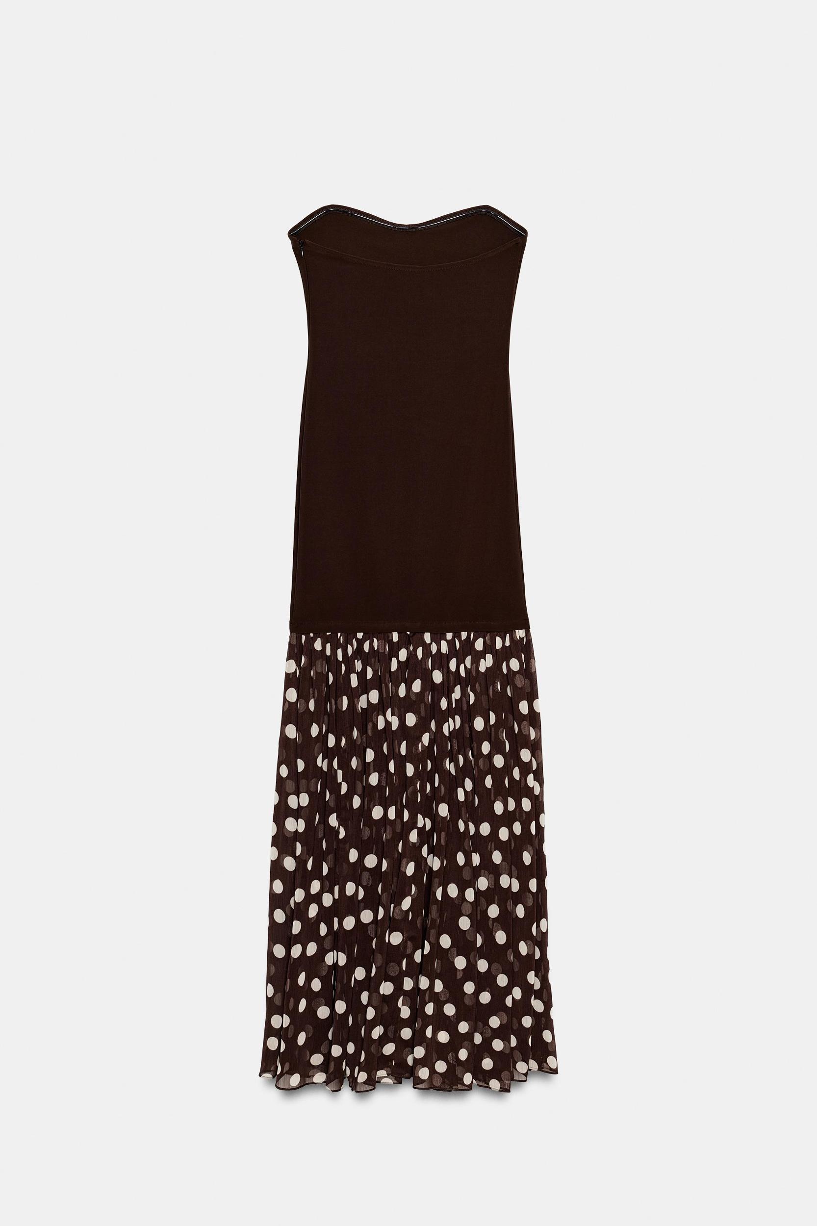COMBINATION POLKA DOT DRESS Product Image