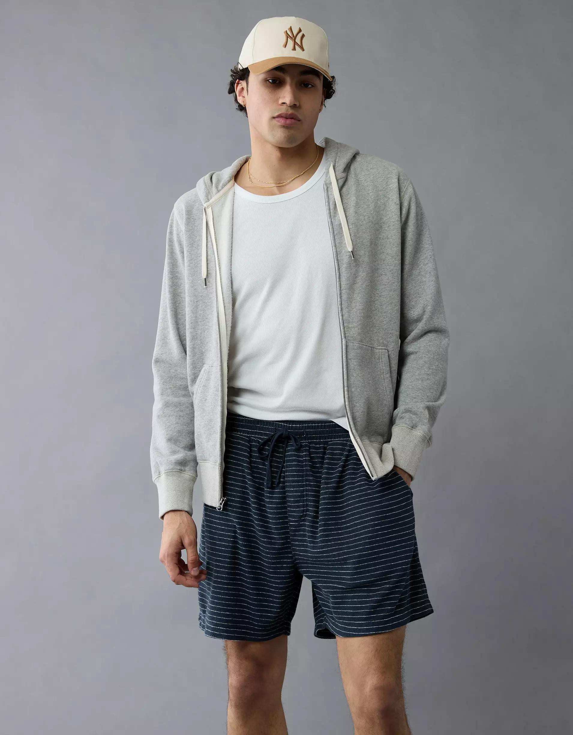 AE Sofa Surfin' Terry Striped Lounge Short Product Image