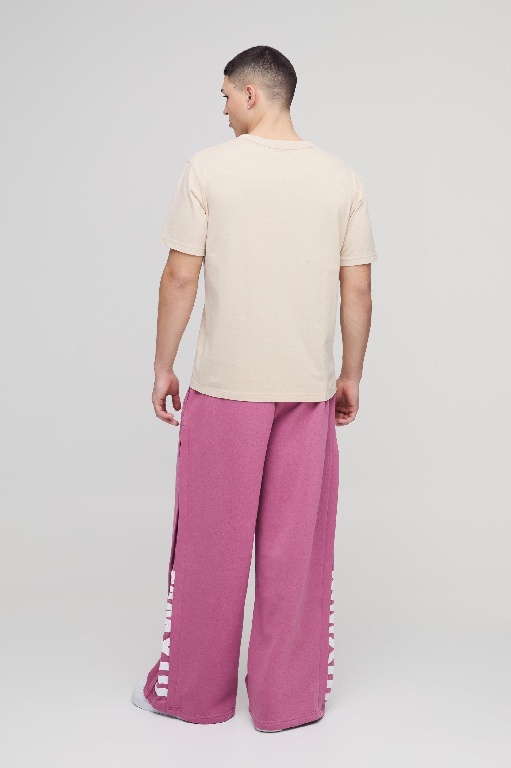 Extreme Wide Leg Pleated Gusset Sweatpants | boohooMAN USA Product Image