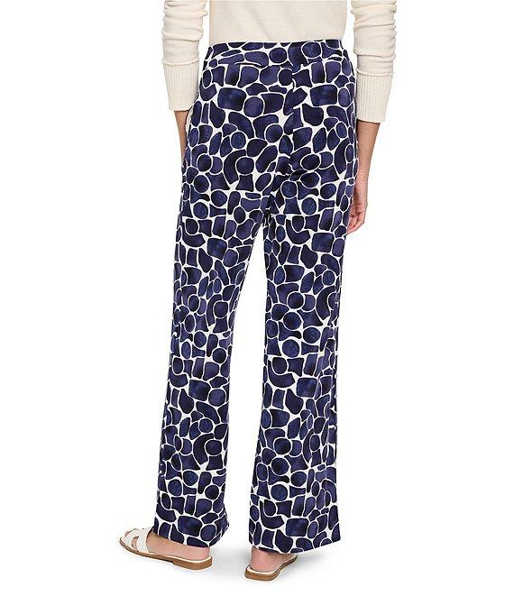 NIC + ZOE Knit Geo Pebble Wide Leg Pant Product Image