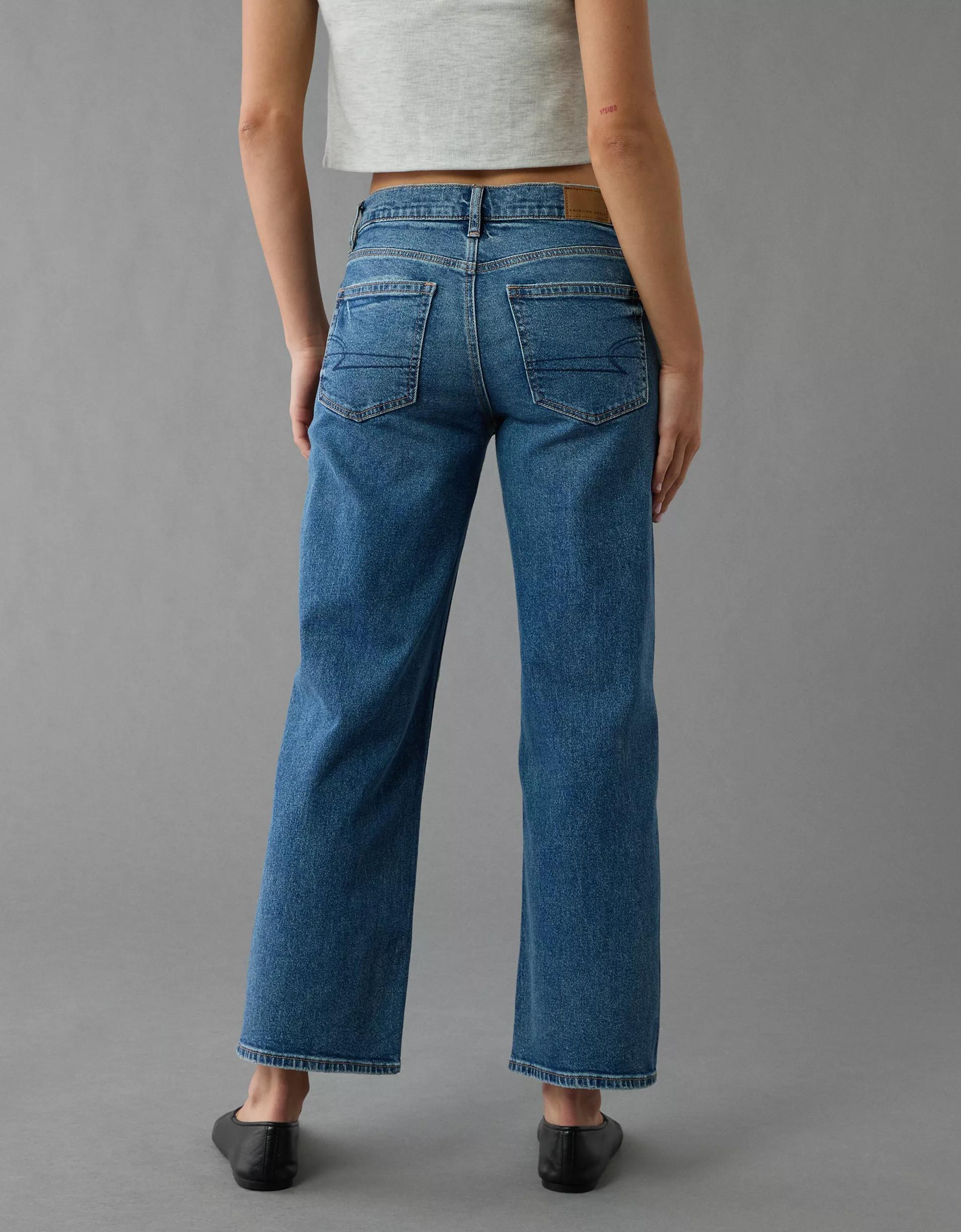 AE Stretch High-Waisted Stovepipe Crop Jean Product Image