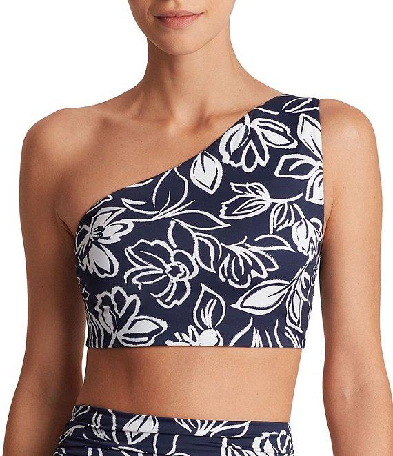 Lauren Ralph Lauren Allora Floral Semi Shirred High Waist Swim Bottom Product Image