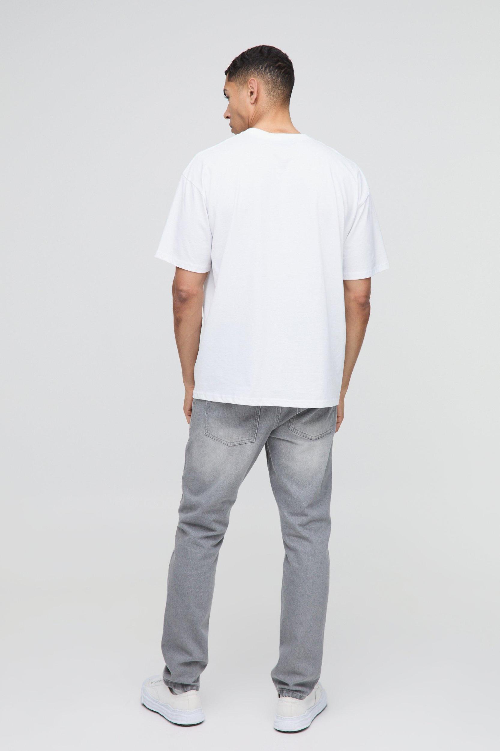 Oversized Phoenix Horse Western Graphic T-Shirt | boohooMAN USA Product Image