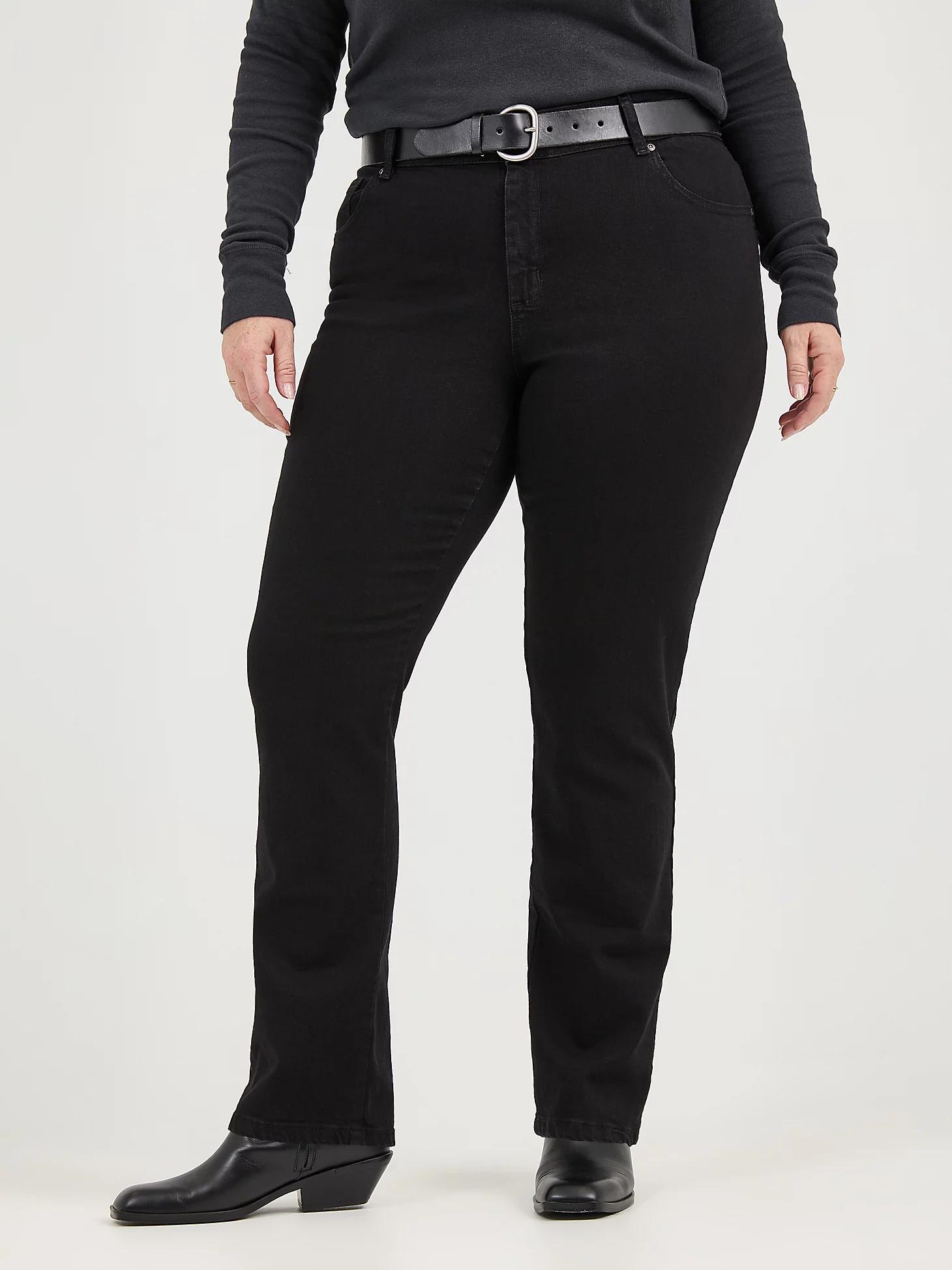 Women’s Stretch Relaxed Fit Straight Leg Jean (Plus) | Women's Jeans | Lee® Product Image