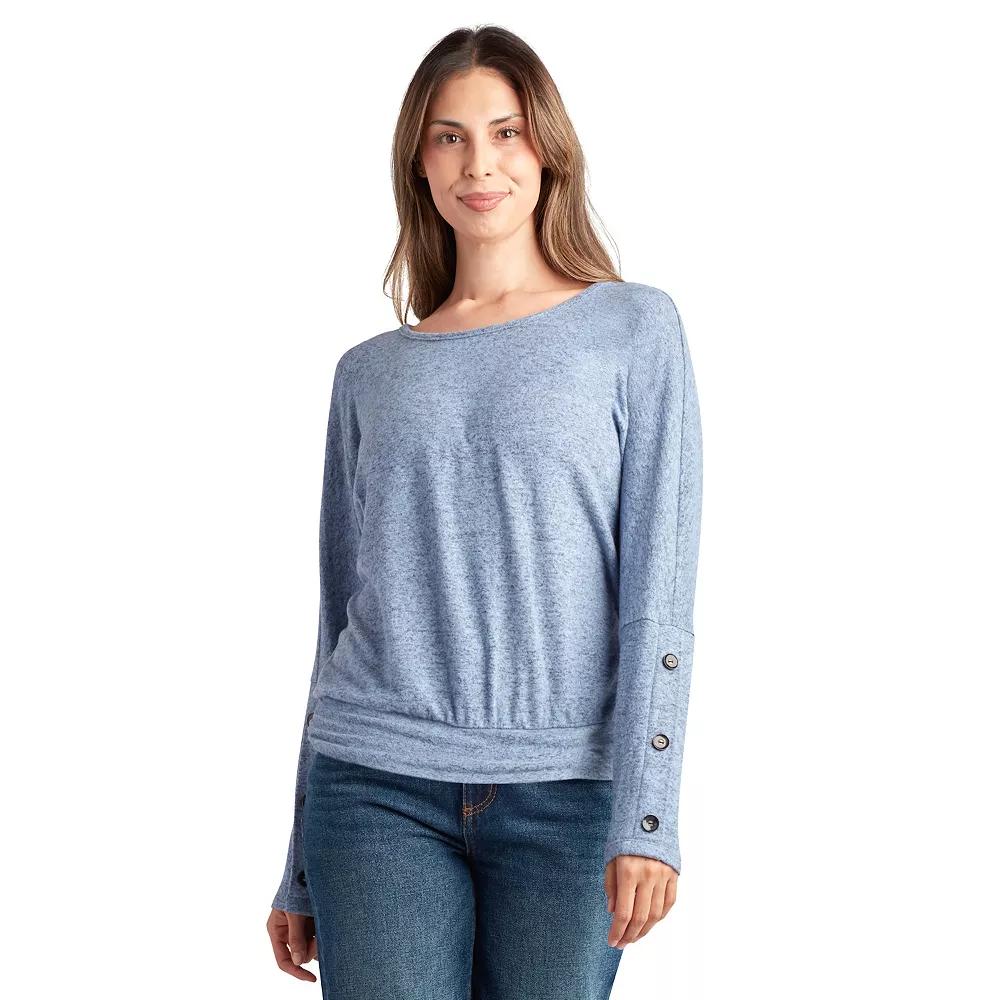 Womens AGB Long Sleeve Band Bottom Top Product Image