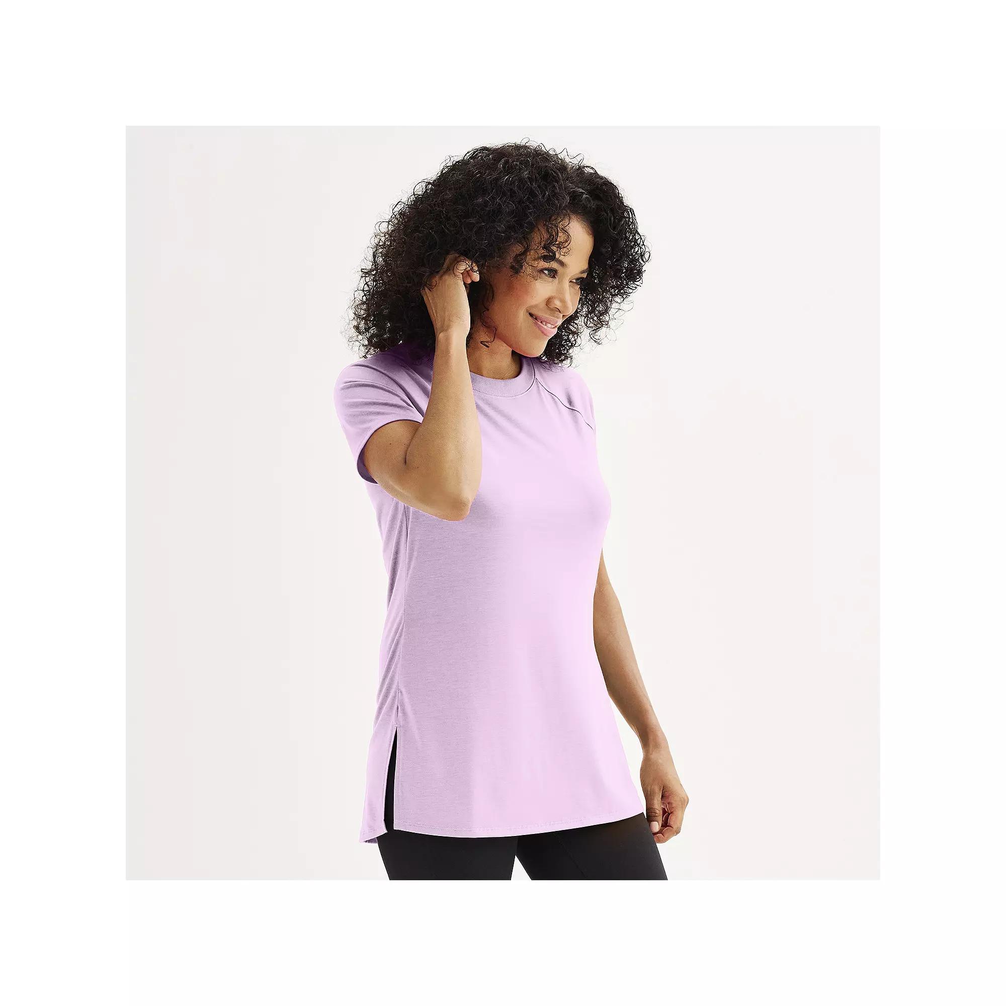 Women's Tek Gear® Essential Short Sleeve Tunic Tee,  Product Image