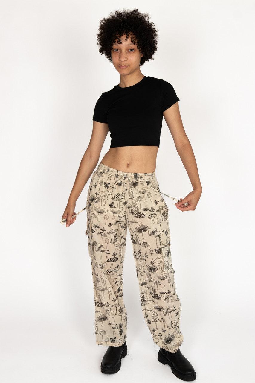 Natural Mushroom Cargo Pants Product Image