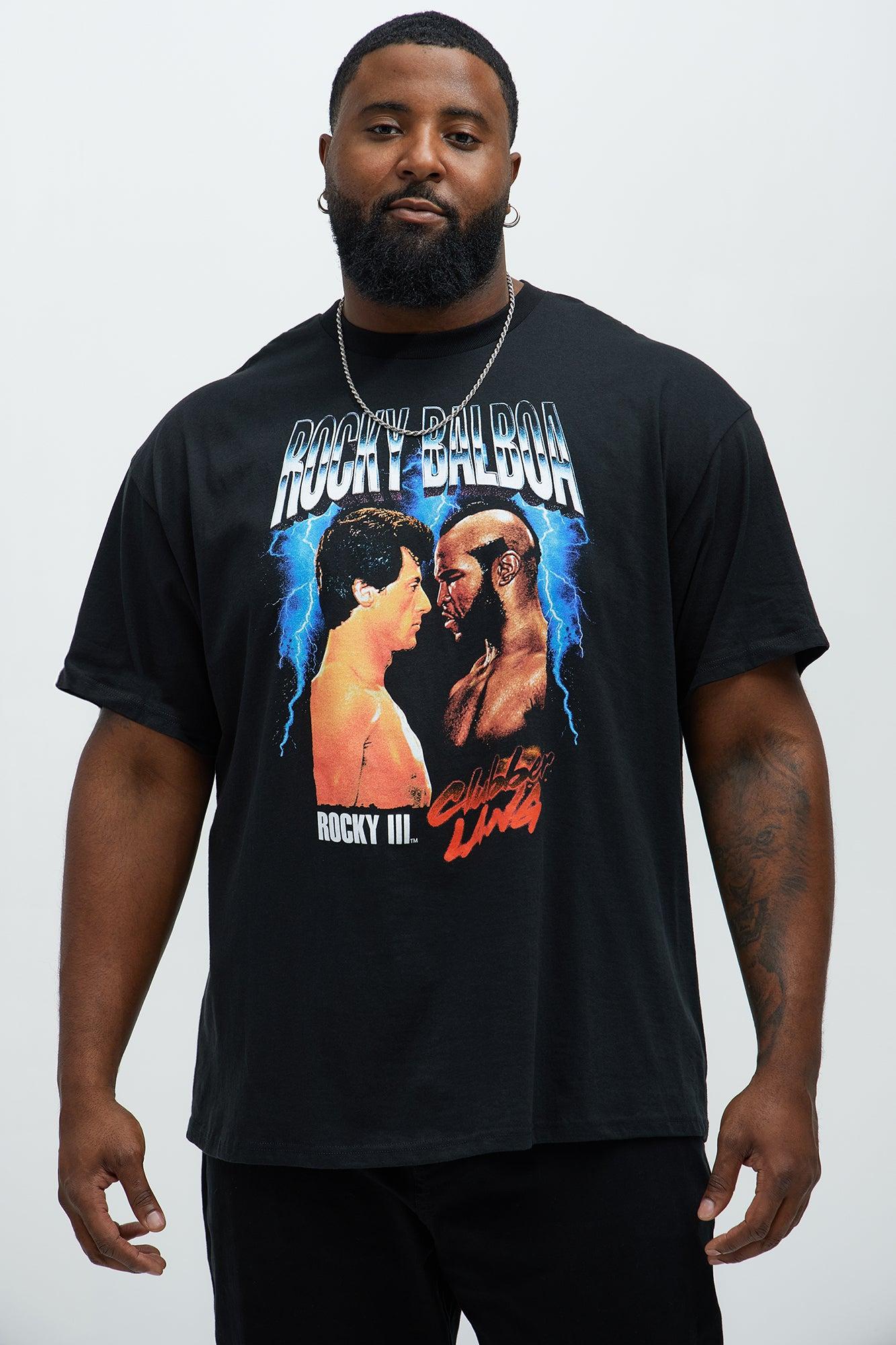 Rocky Vs Balboa Short Sleeve Tee - Black Product Image