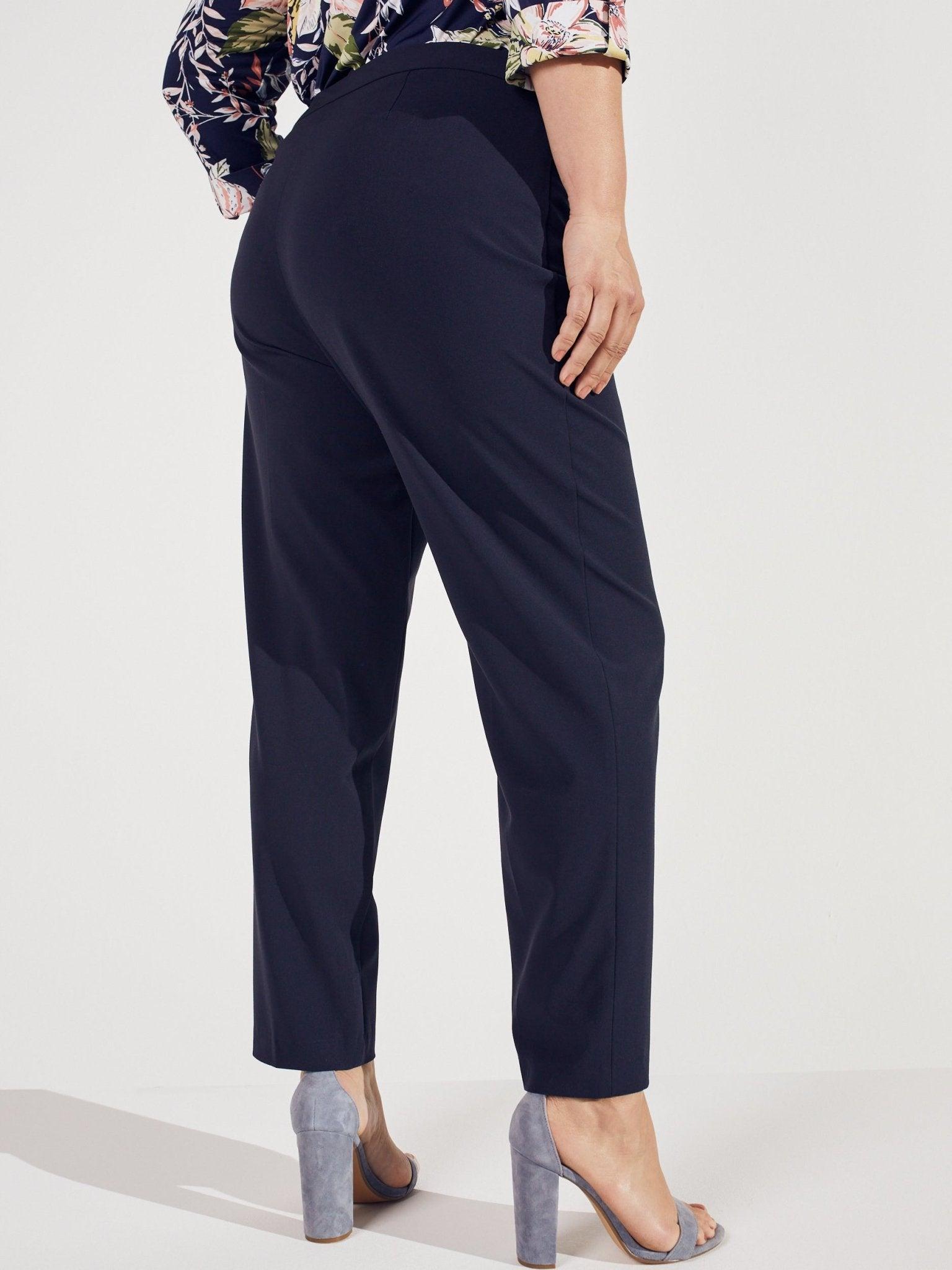 Roz & Ali™ Pull On Tummy Control Pants With L Pockets, Tall Length Plus Product Image