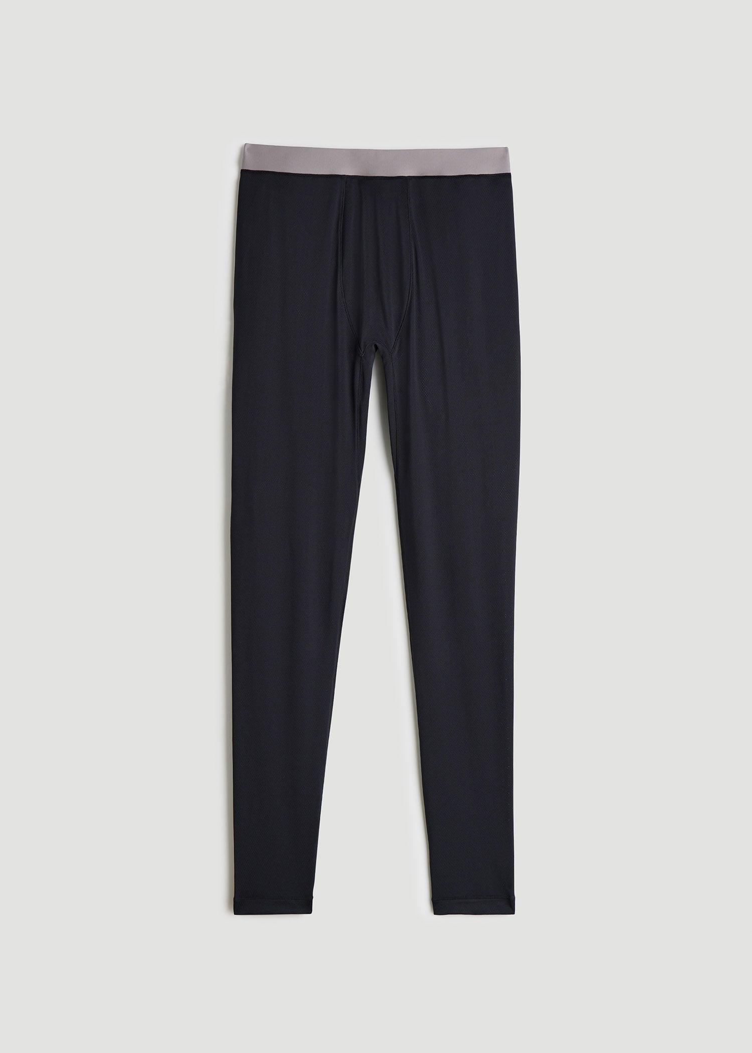 A.T. Performance Tights for Tall Men in Black Male Product Image