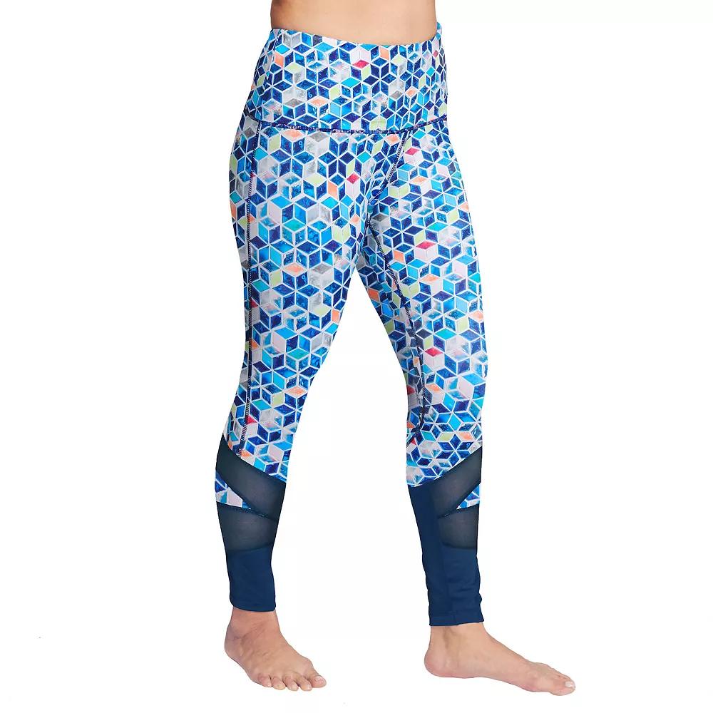 Plus Size Mazu Swim High-Waist Slimming Swim Leggings, Womens Product Image