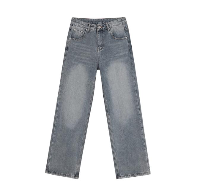 RT No. 11162 LIGHT BLUE STRAIGHT DENIM JEANS Product Image