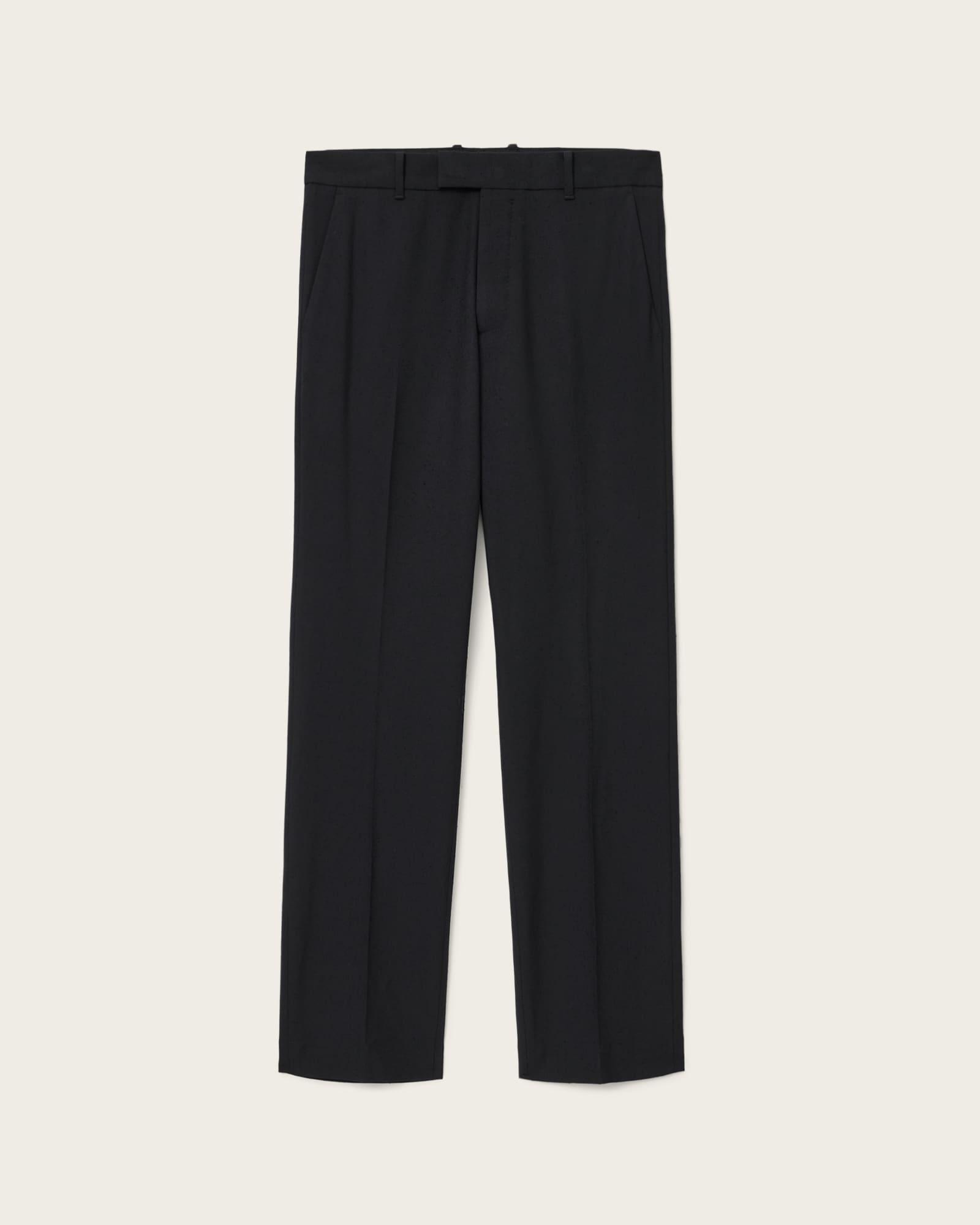 Germain Straight Leg Pants Black | ALLSAINTS US Product Image