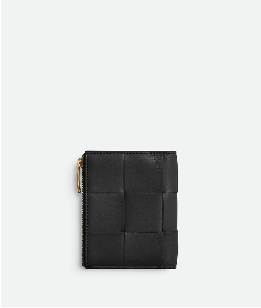 Women's Cassette Small Bi-Fold Wallet in Black Product Image