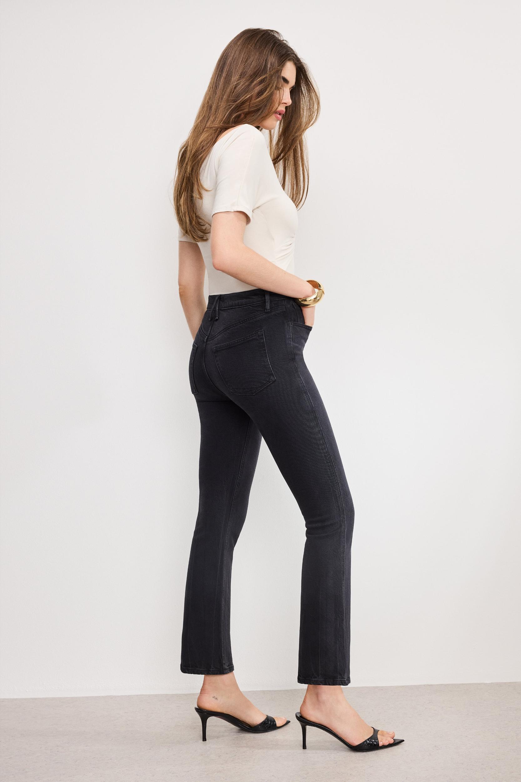 SOFT TECH GOOD KICK FLARE JEANS | BLACK390 Product Image