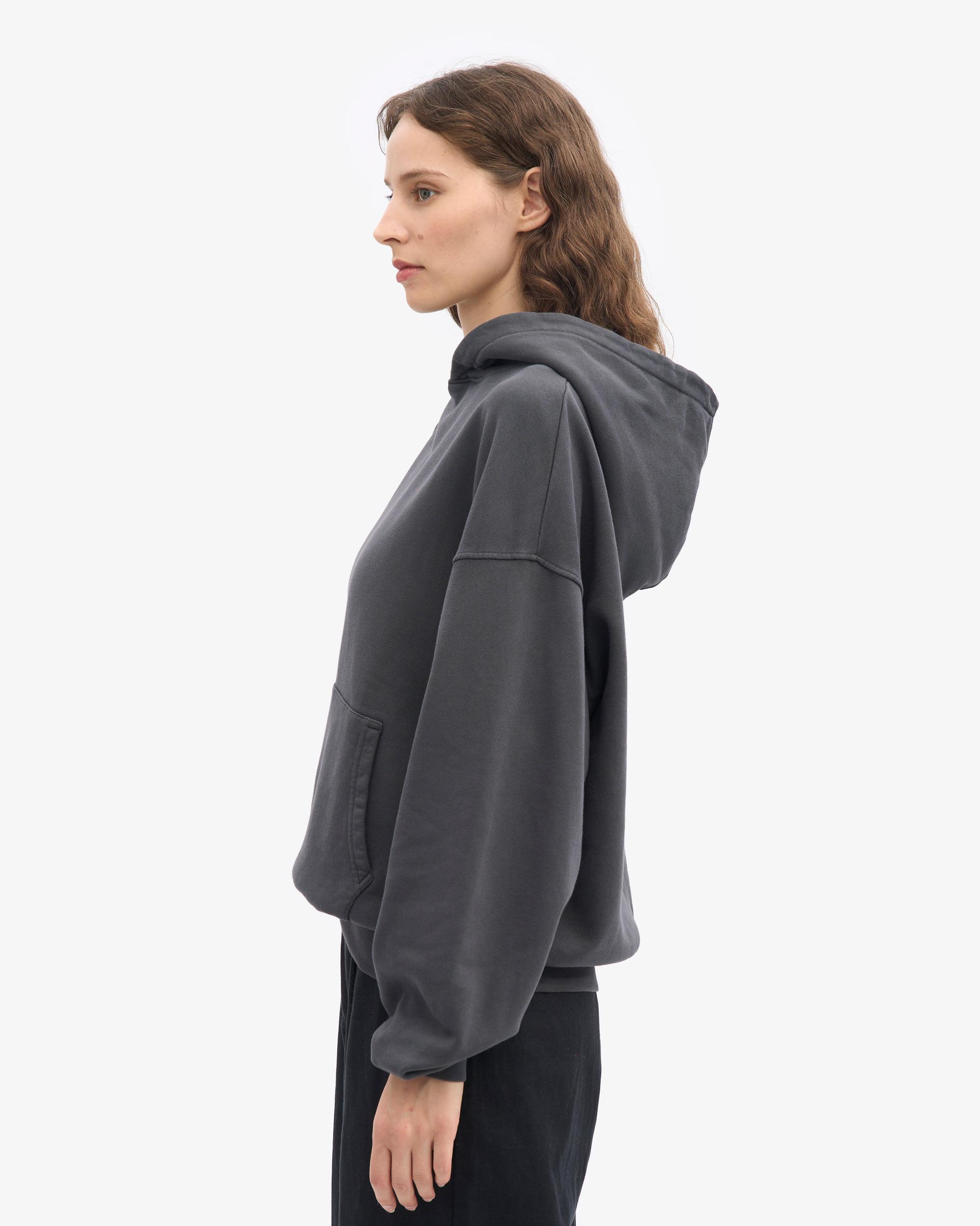 Organic Oversized Hood - Red Tangerine Product Image