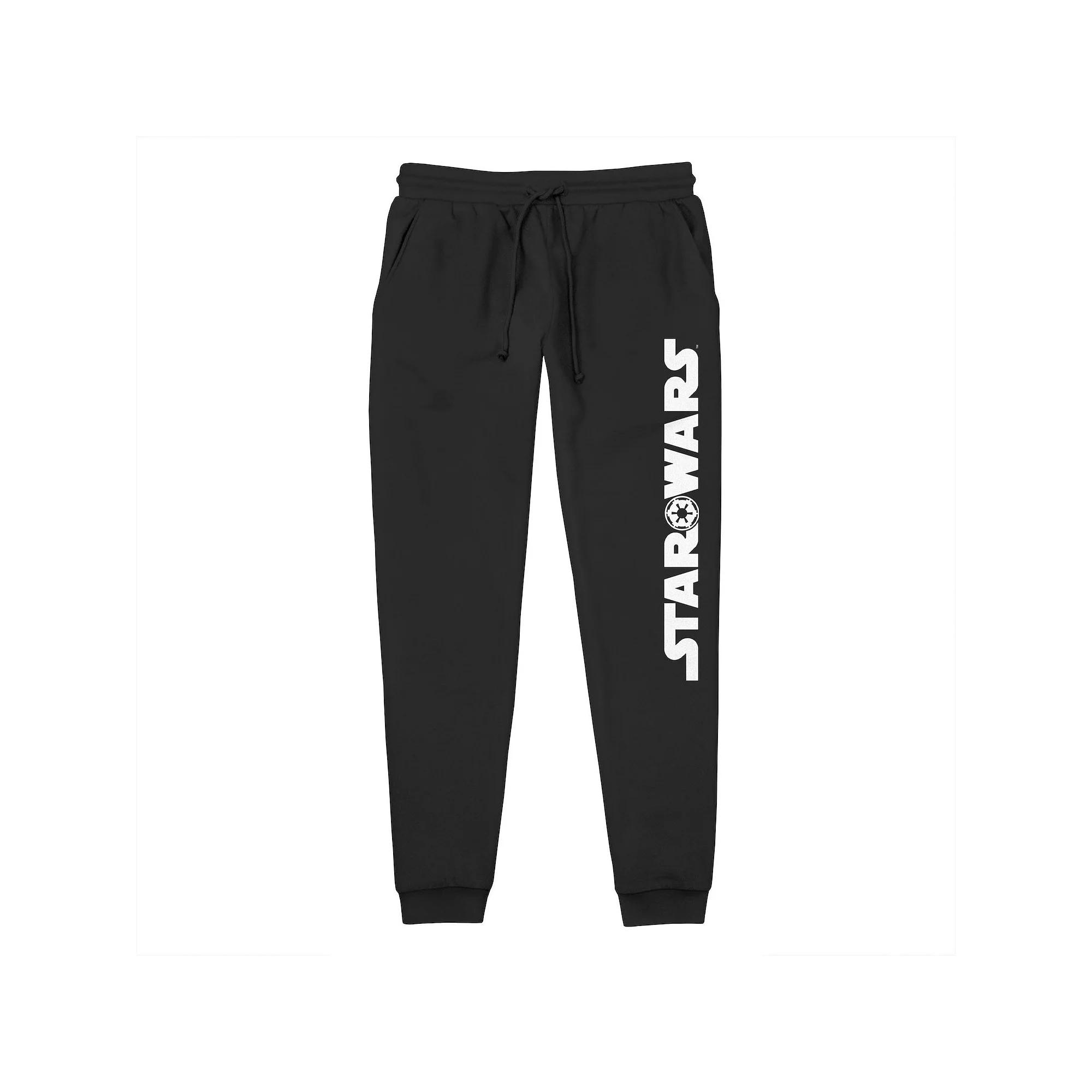 Men's Star Wars Empire Logo Lightweight Jogger Pajama Pants, Size: Medium, Black Product Image