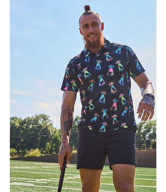 Chubbies Short Sleeve Beam Me Up Polo Shirt Product Image