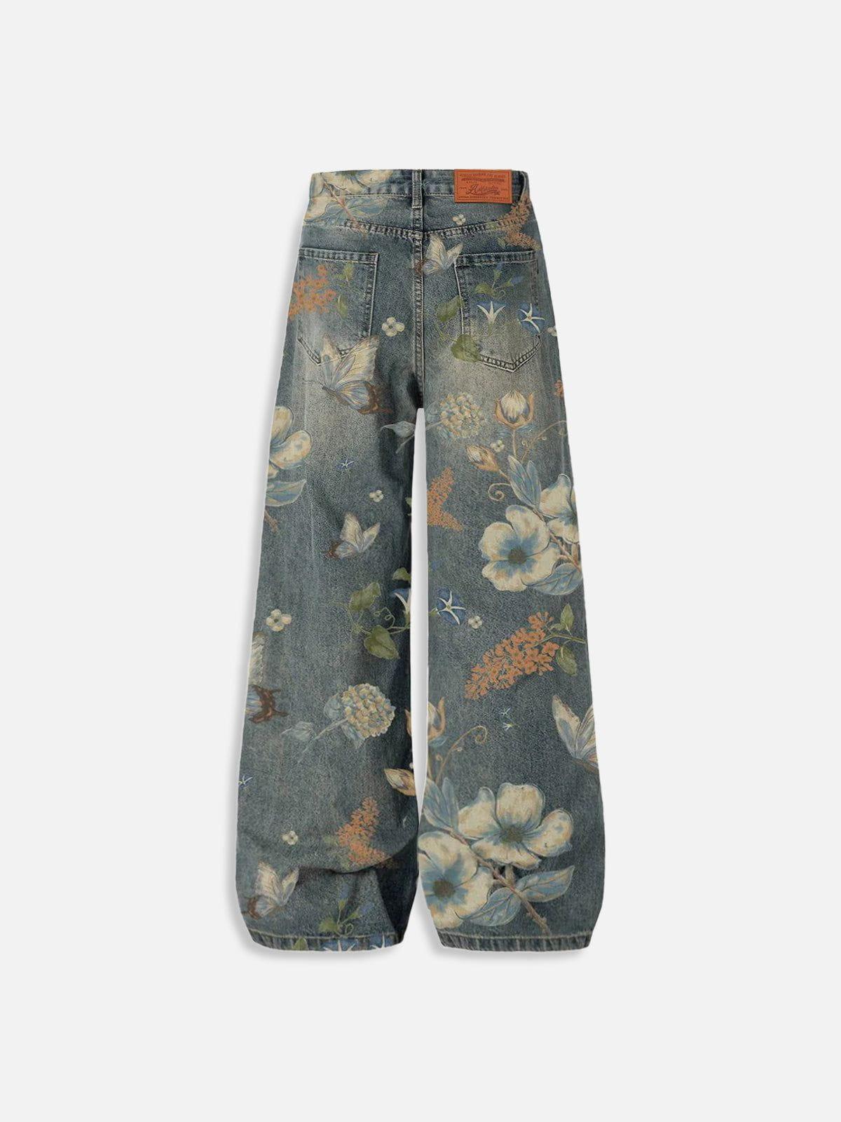 Aelfric Eden Floral Baggy Jeans Product Image
