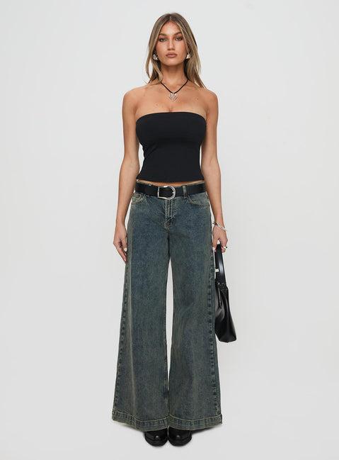 Aurorah Strapless Top Black Product Image