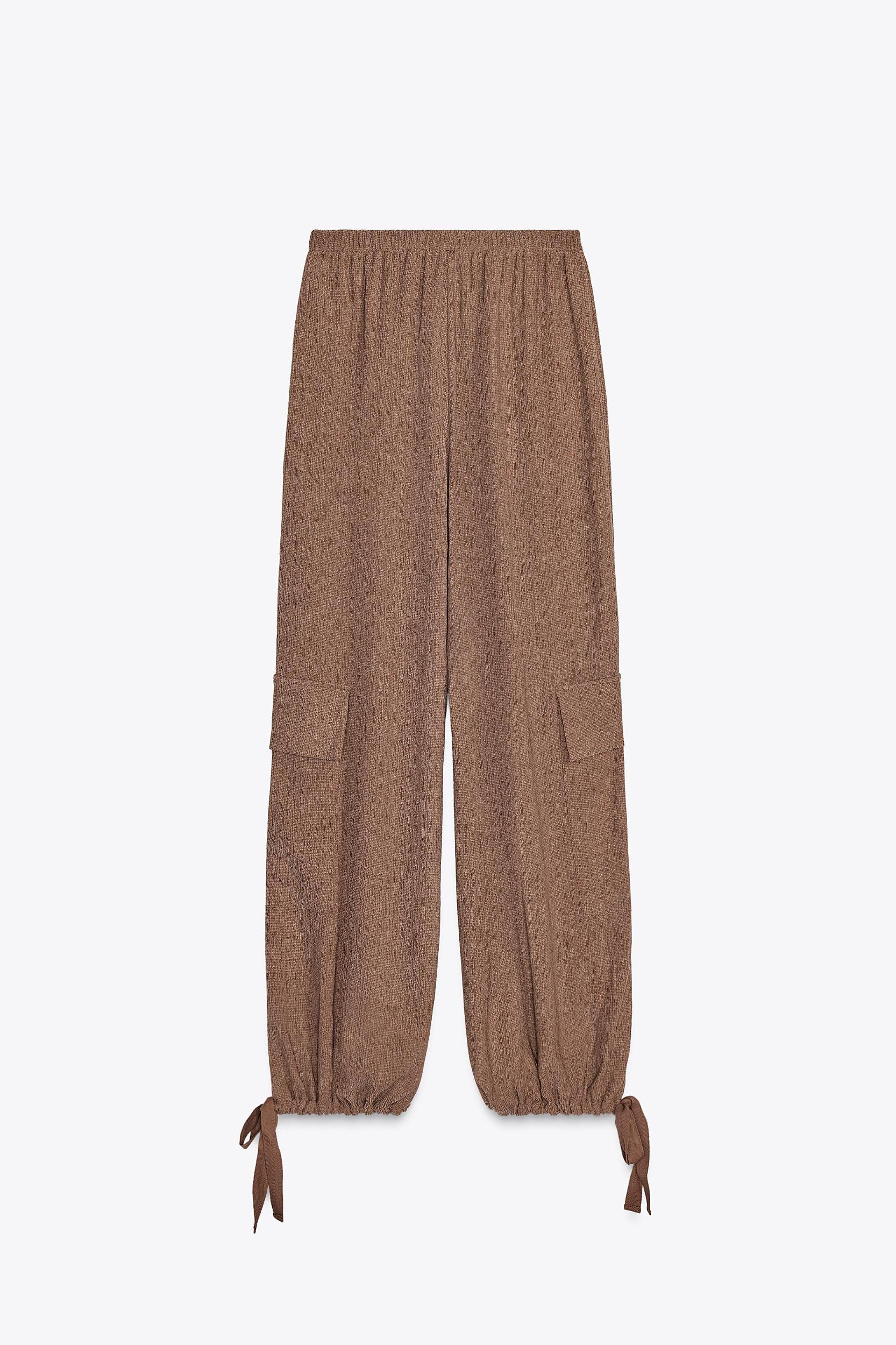 TEXTURED CARGO PANTS Product Image