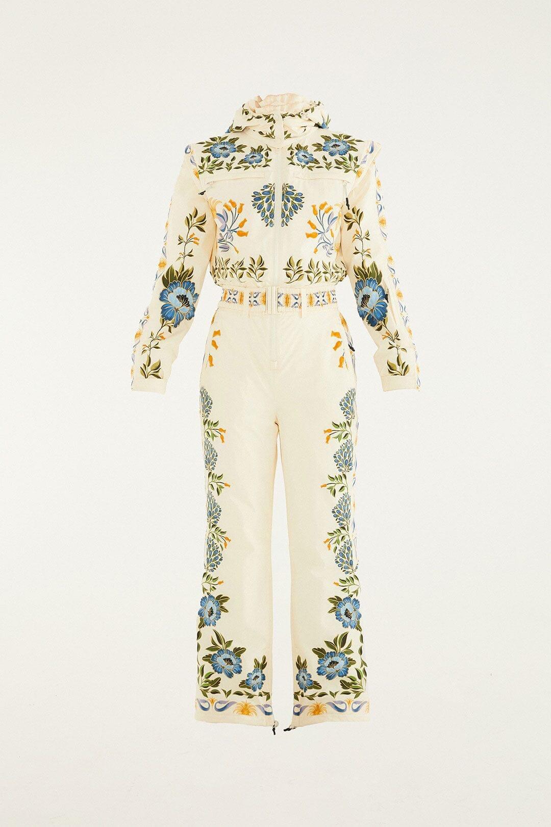 Off-White Winter Garden Hooded Belted Ski Jumpsuit Product Image