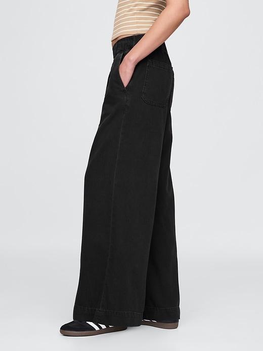 Mid Rise UltraSoft Easy Baggy Jeans Product Image