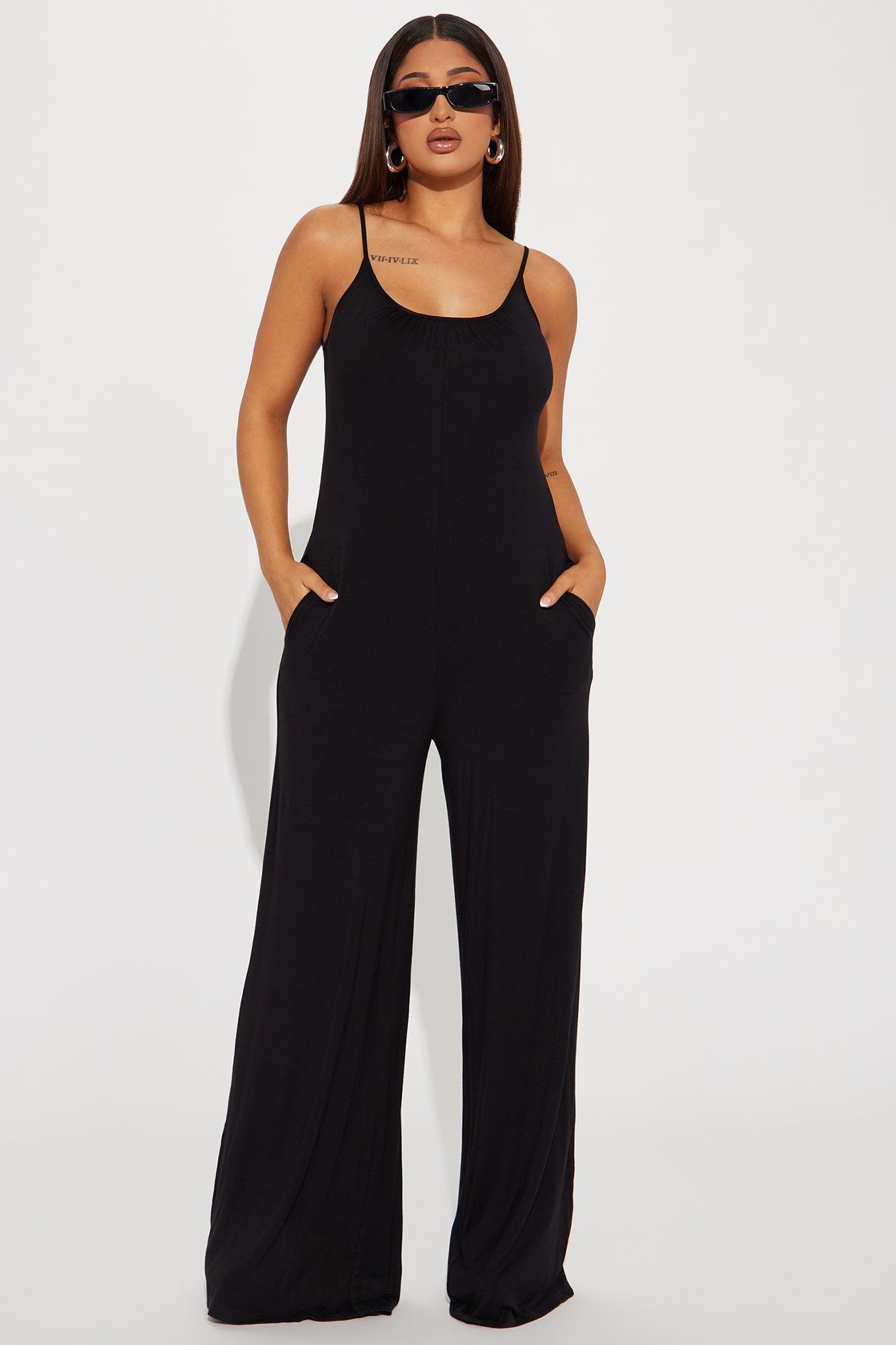 Dare To Dream Jumpsuit  - Black Product Image