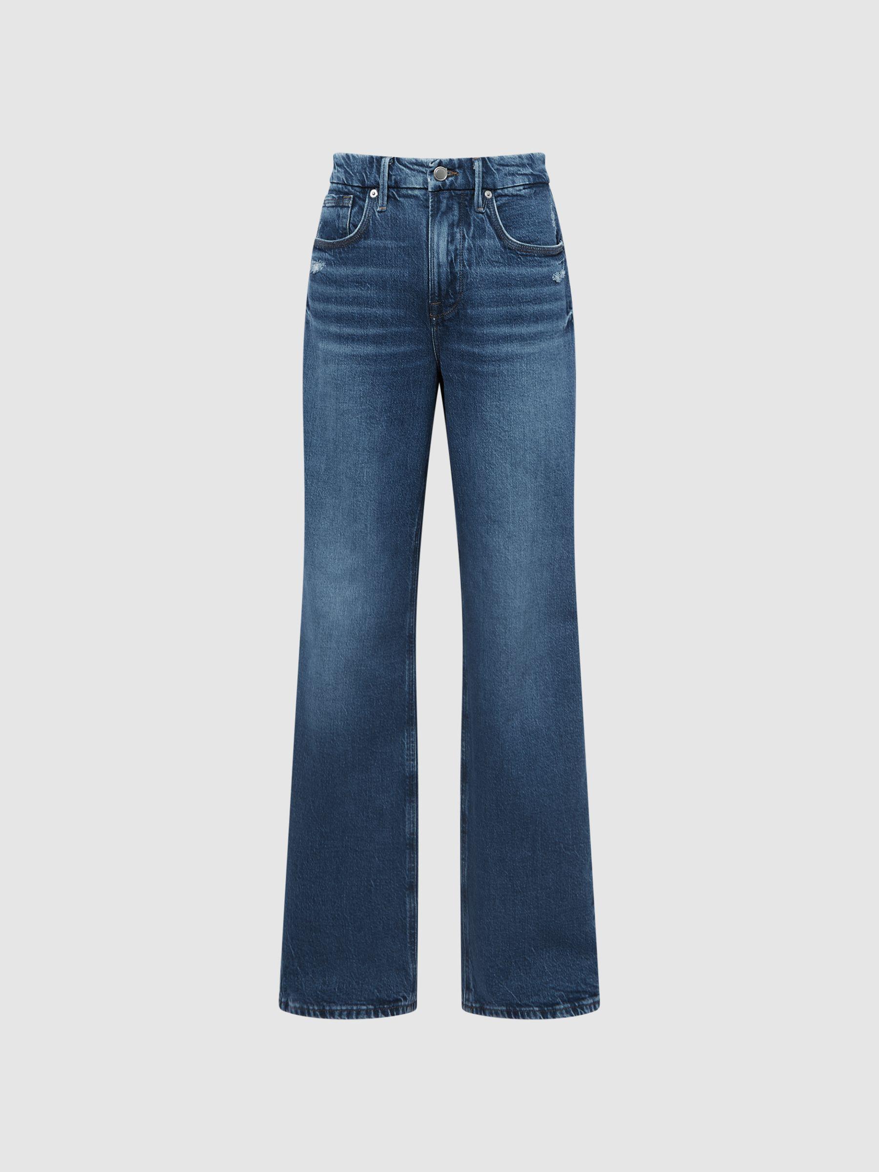 Good American 90s Fit Jeans in Mid Blue Product Image