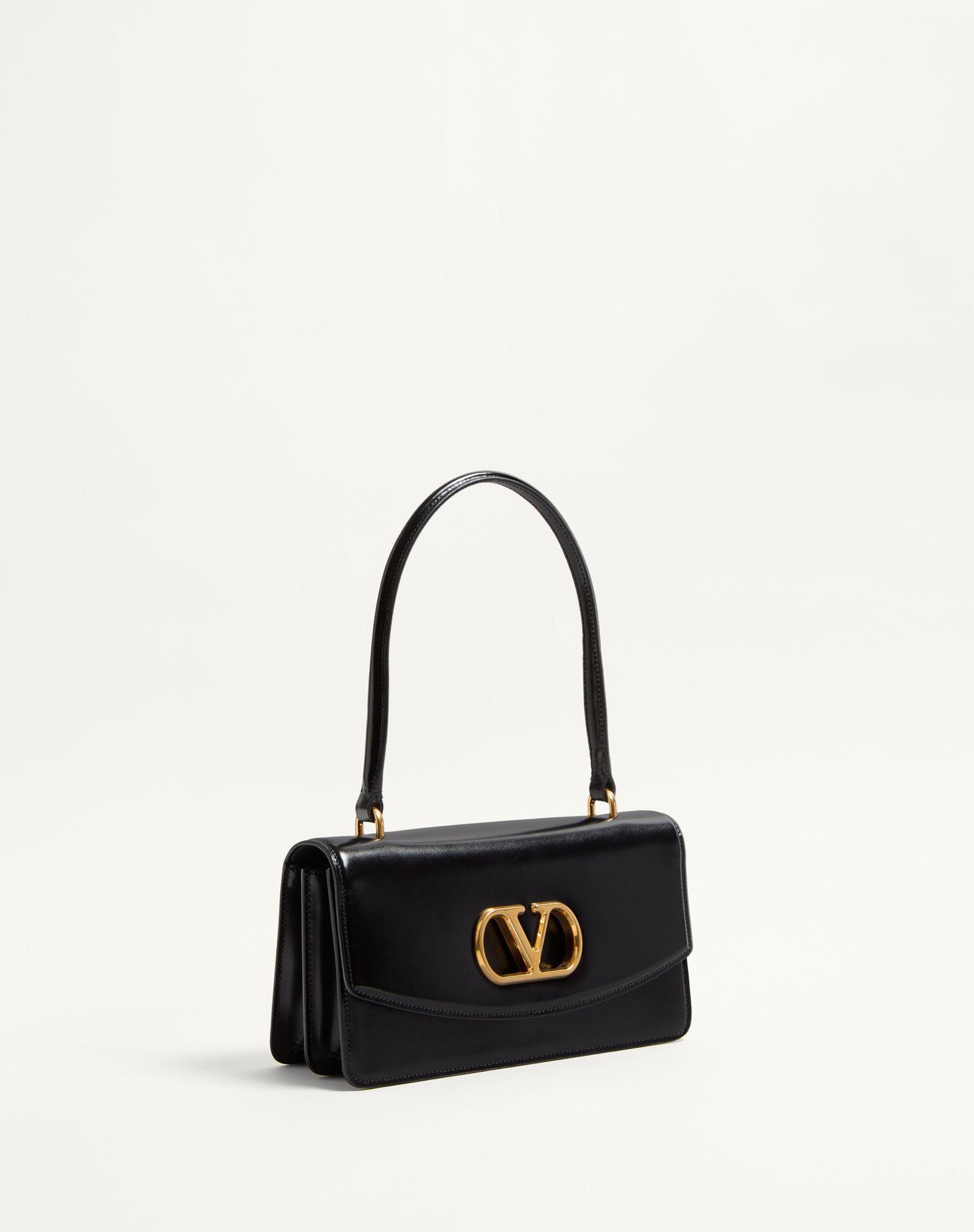 Valentino Garavani Vain Bag With Handle In Shiny Calfskin Product Image
