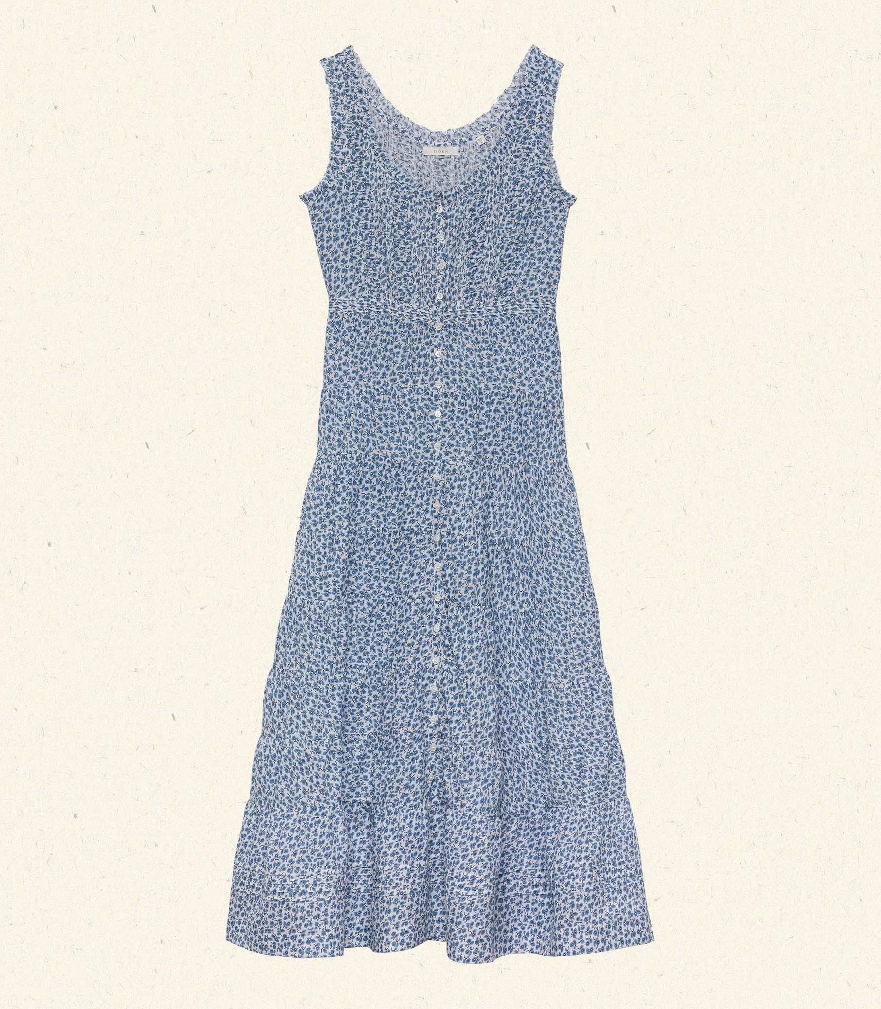 OTTESSA DRESS -- CORNFLOWER HILLSIDE BLOOM Product Image