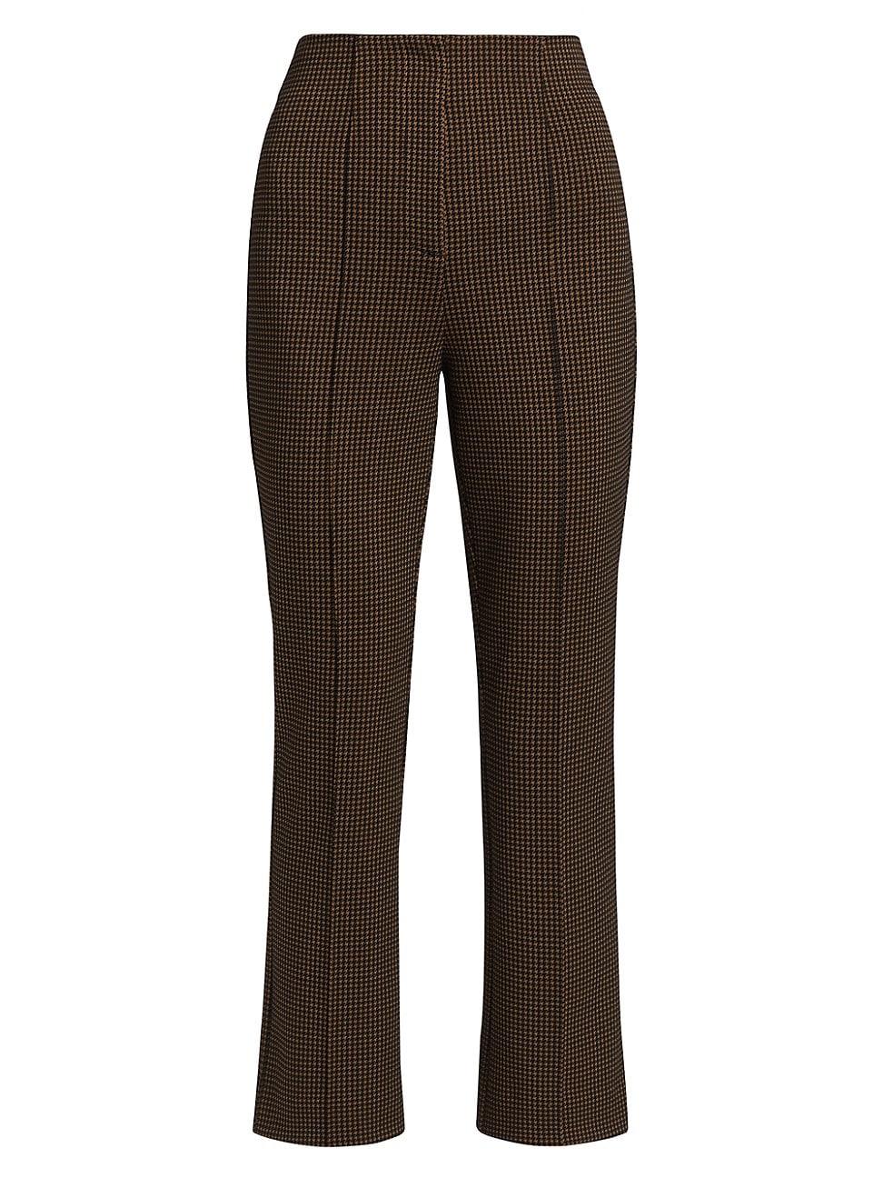 Womens Kean Houndstooth Flare Pants Product Image