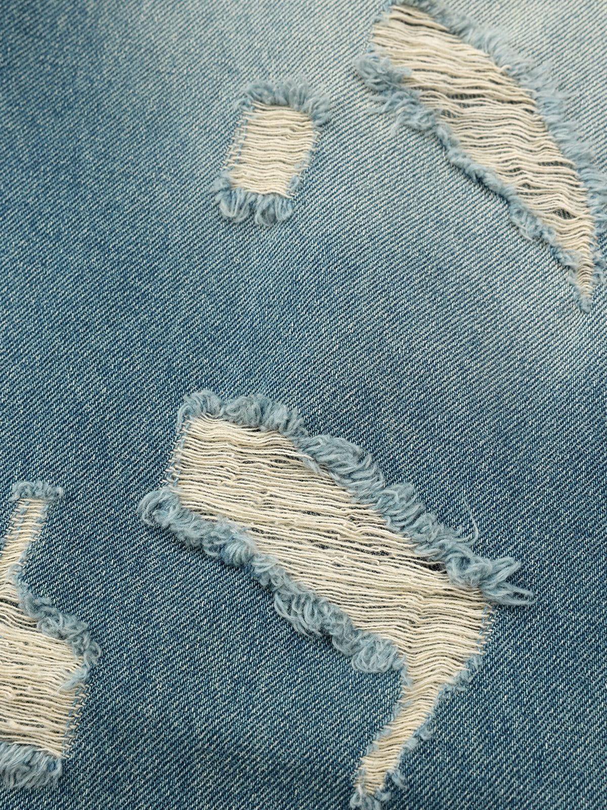 Aelfric Eden Wrinkle Distressed Baggy Jeans Product Image