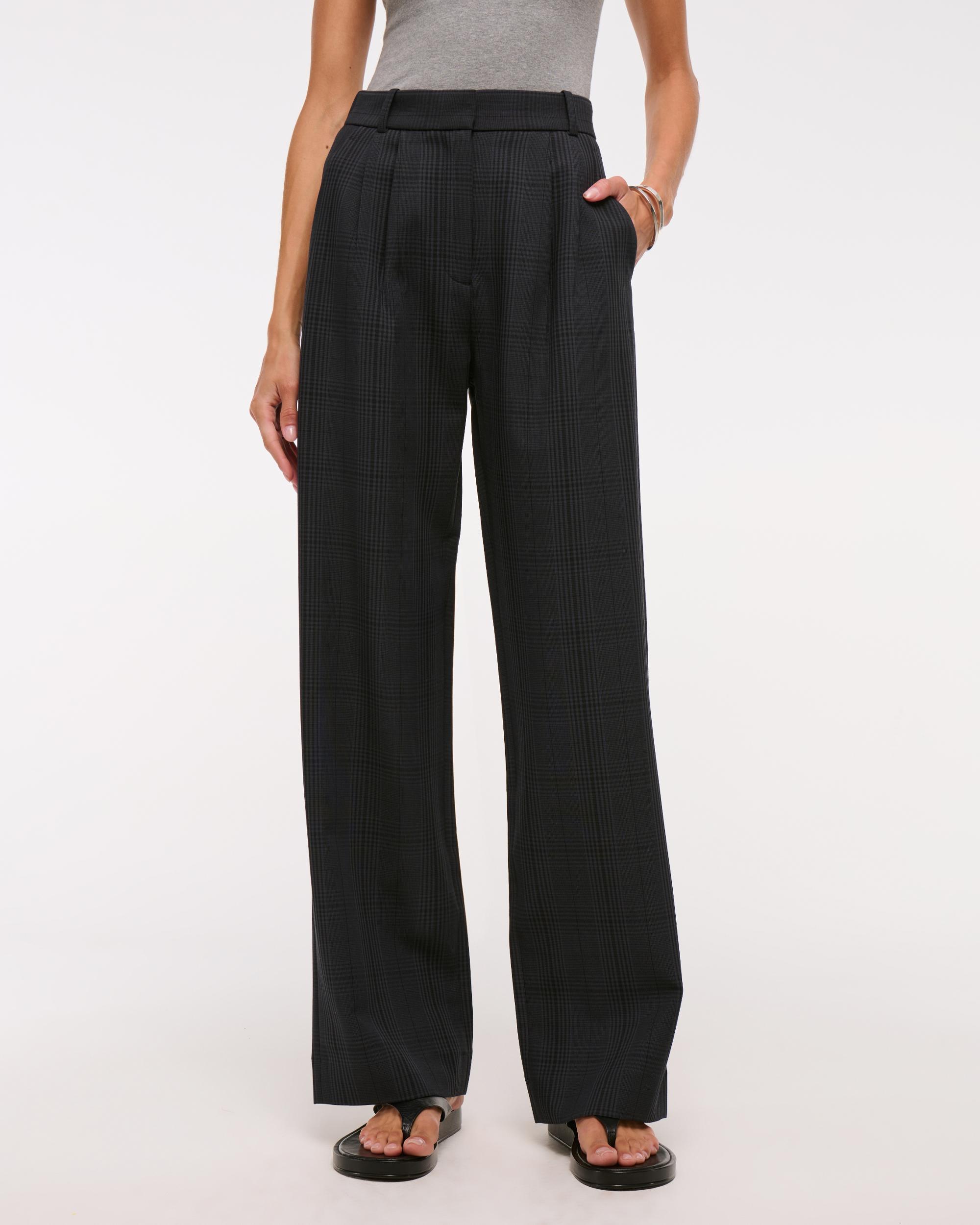 A&F Sloane Tailored Wide Leg Pant Product Image