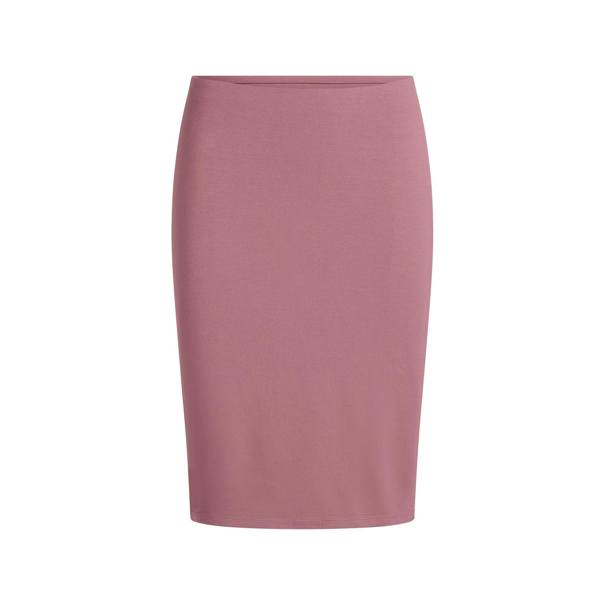 SMOOTH LAYERS MIDI SKIRT | REDWOOD Product Image