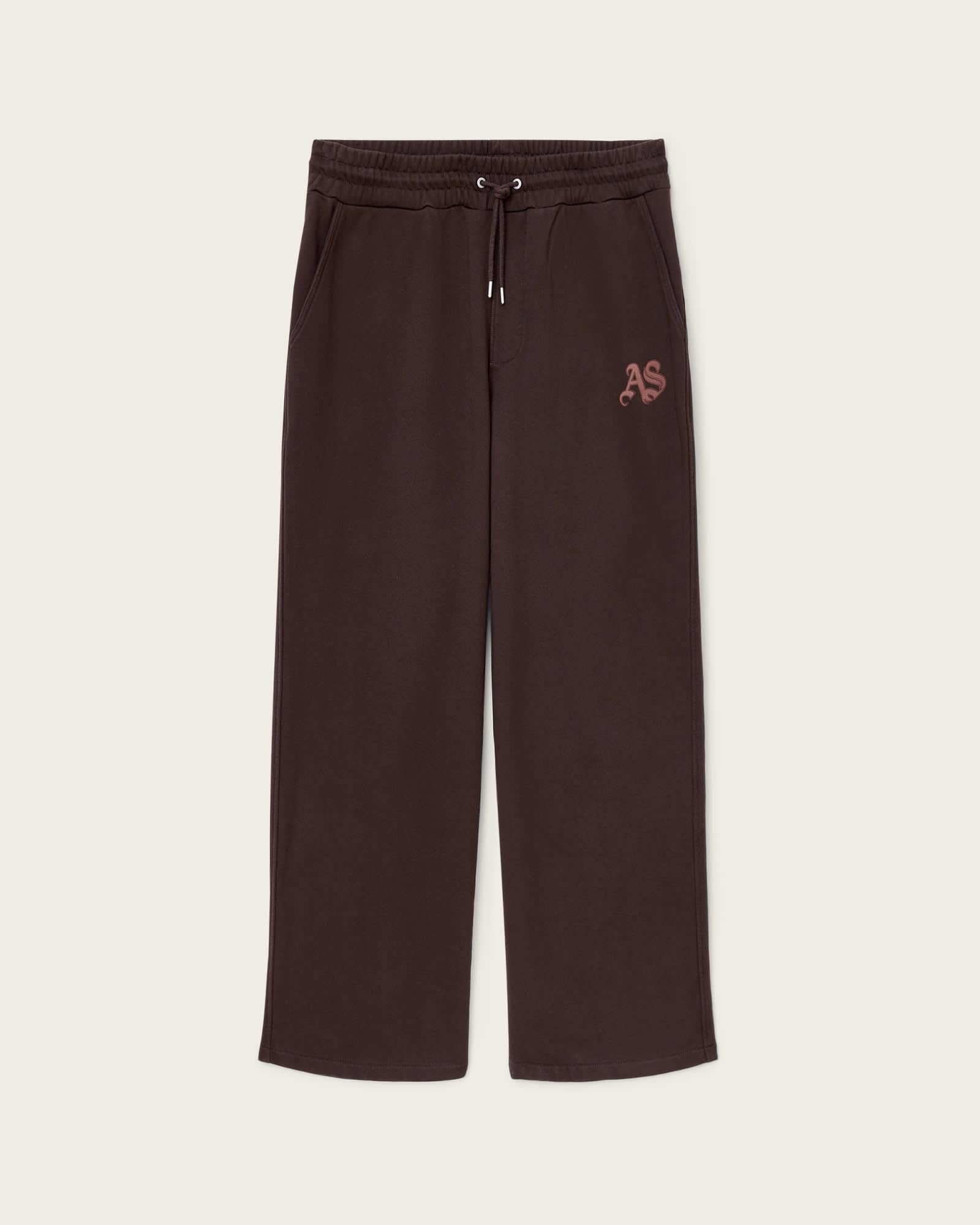 Icon Straight Leg Sweatpants PLUM BROWN | ALLSAINTS US Product Image