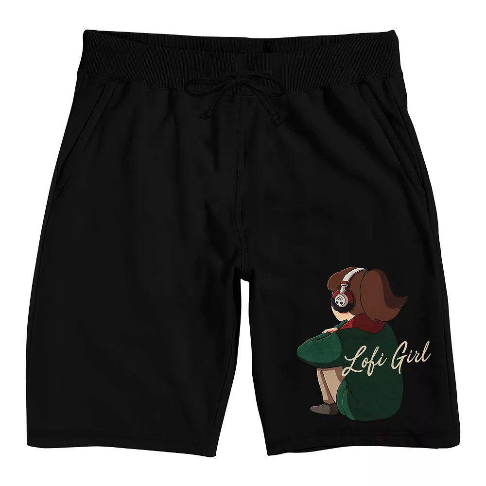Men's Lofi Girl Pajama Shorts,  Product Image