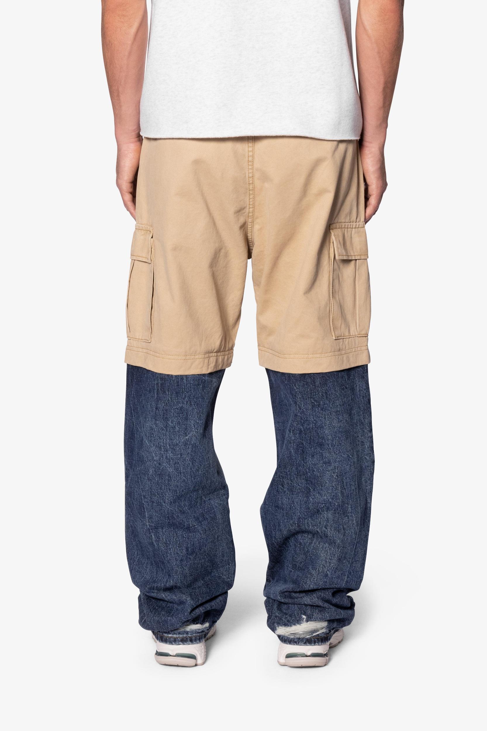 Ultra Baggy 70/30 Cargo Denim - Blue Product Image