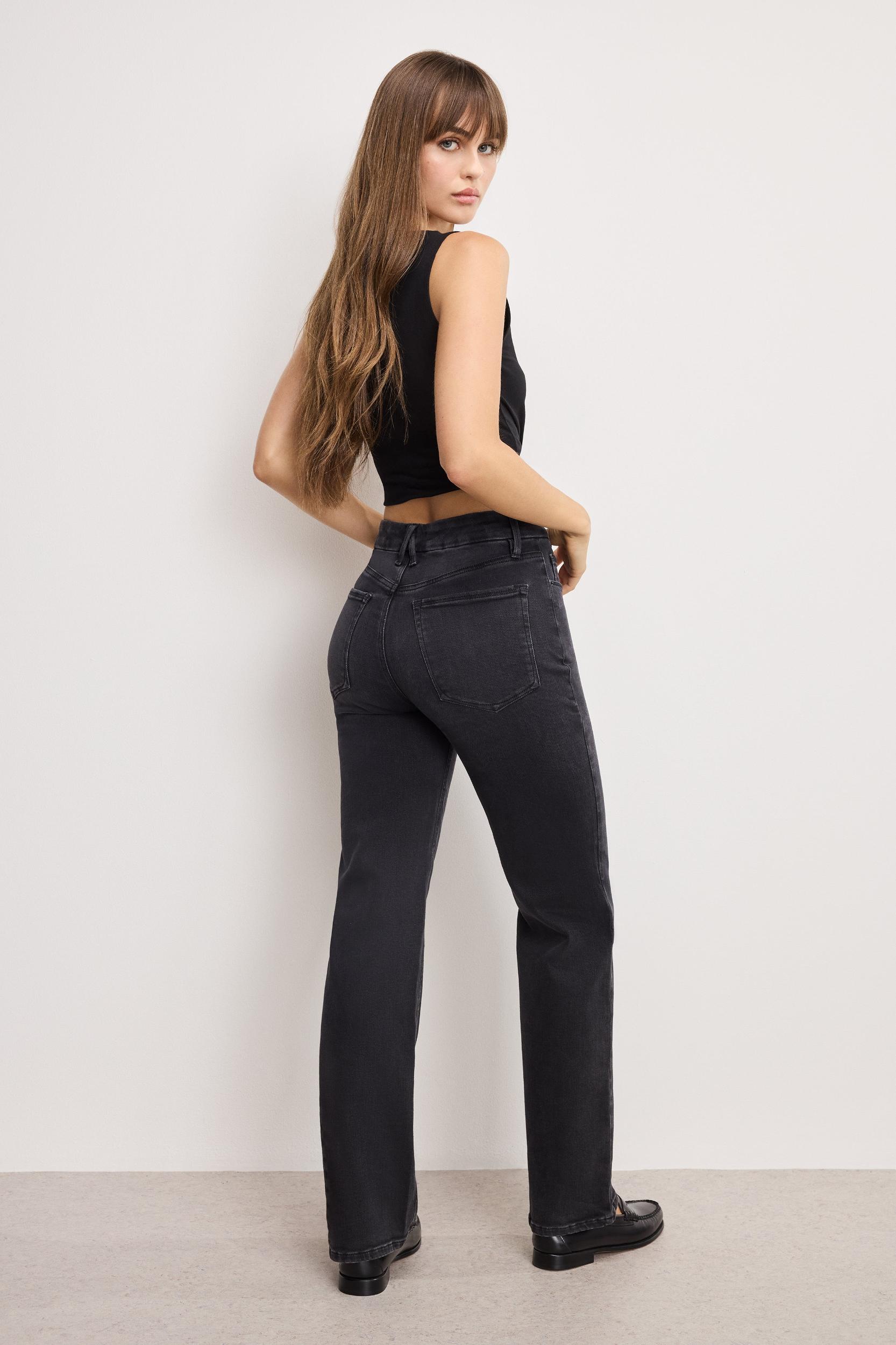 SOFT TECH GOOD TRUE STRAIGHT JEANS | BLACK343 Product Image
