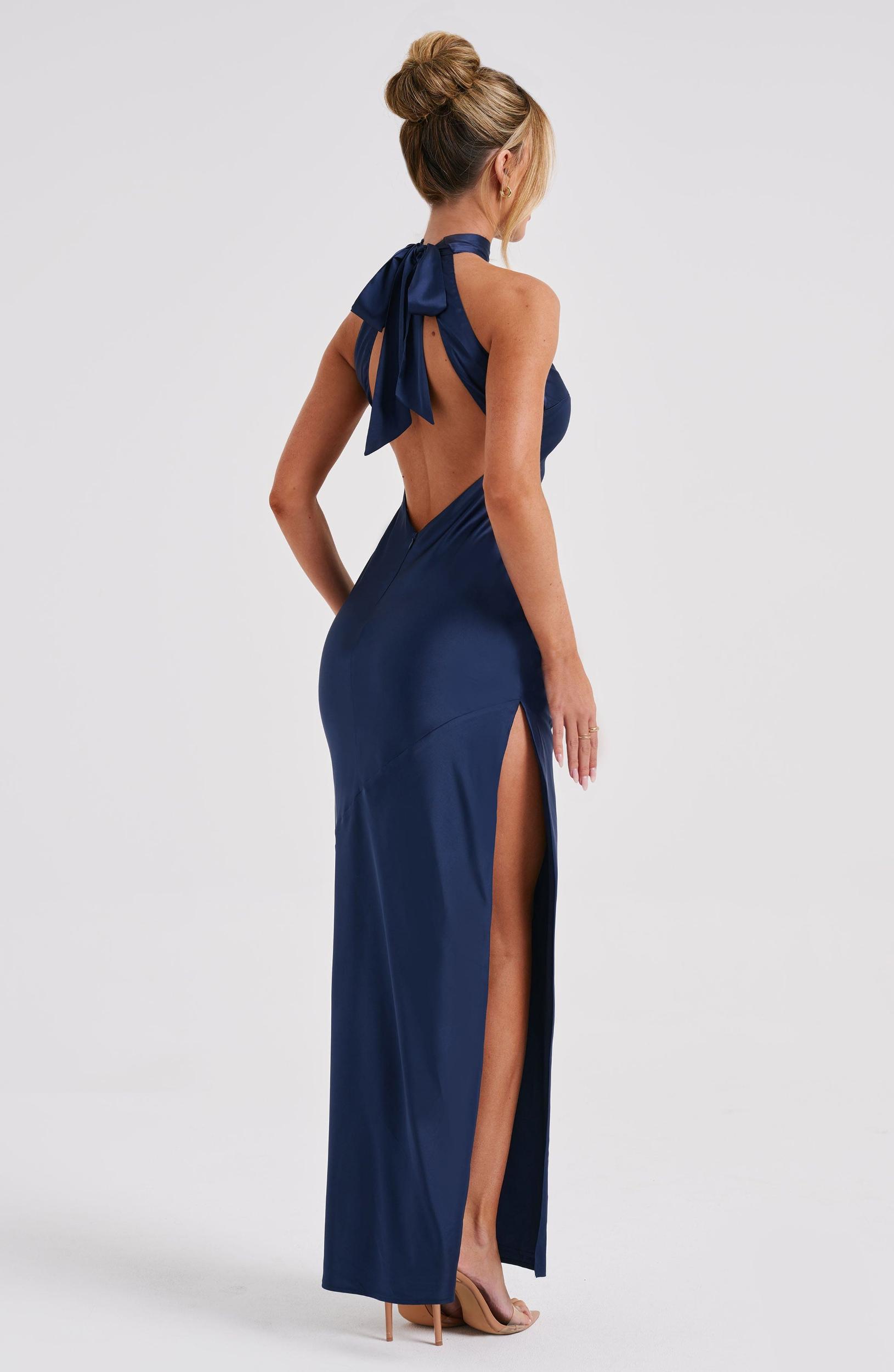 Etta Maxi Dress - Navy Product Image