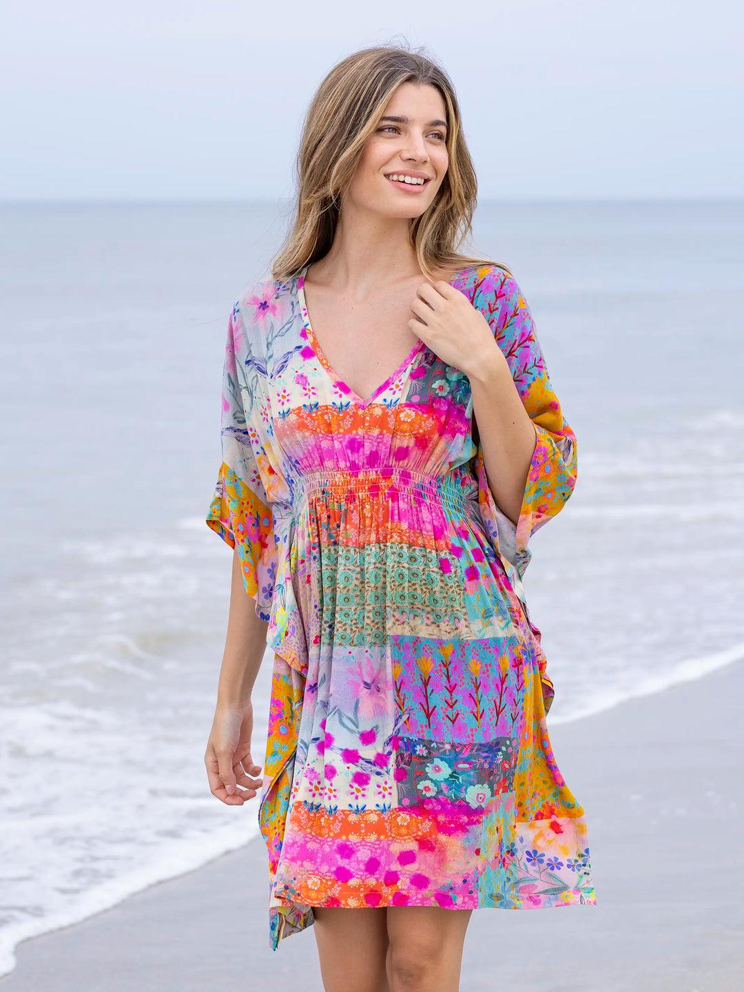 Sanibel Kaftan Mini Dress Product Image