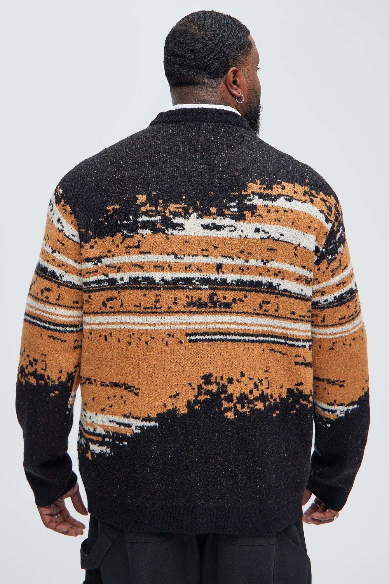 Smyth Crewneck Sweater - Brown Combo Product Image