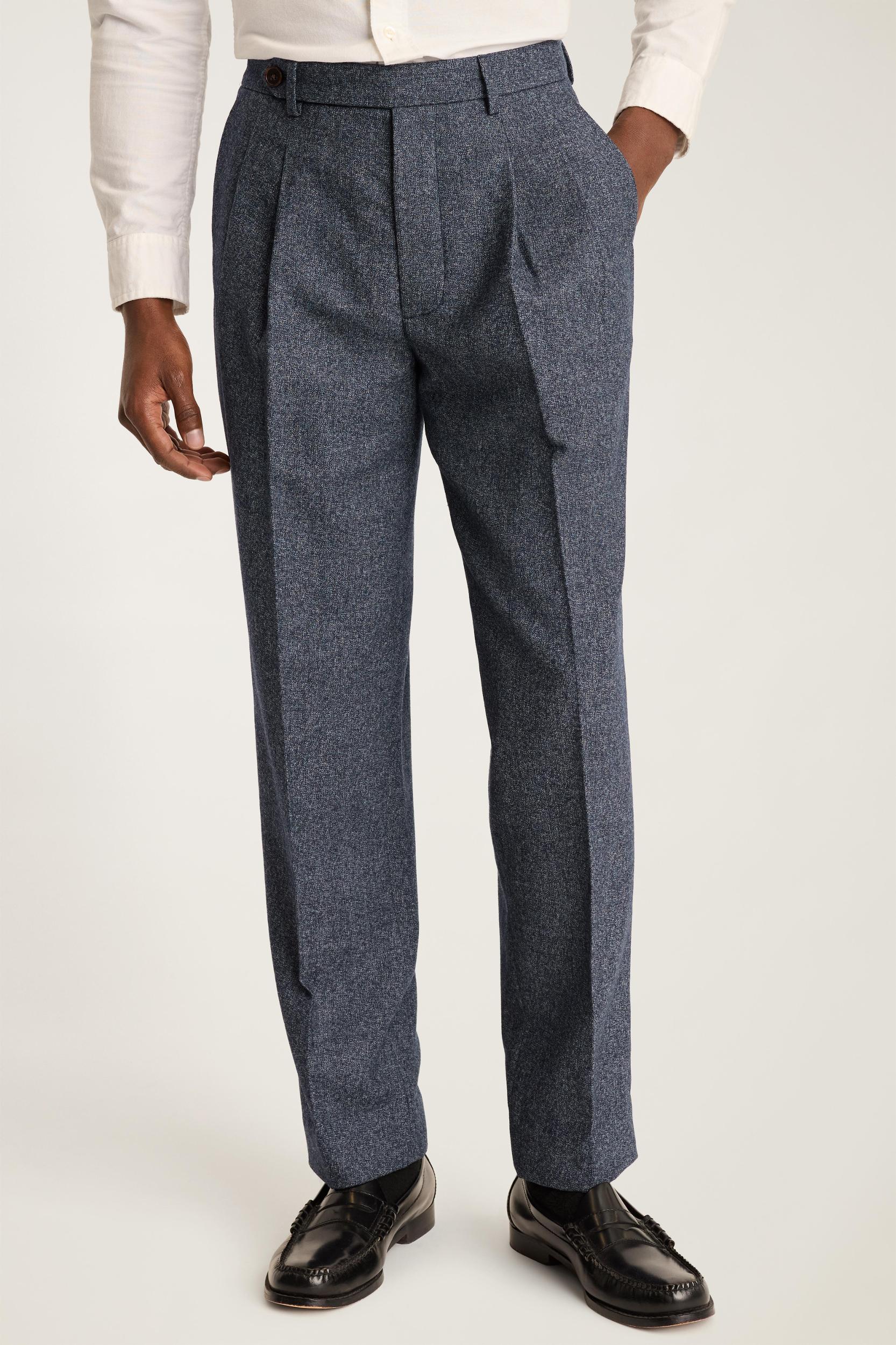 Pleated Wool Trouser Product Image