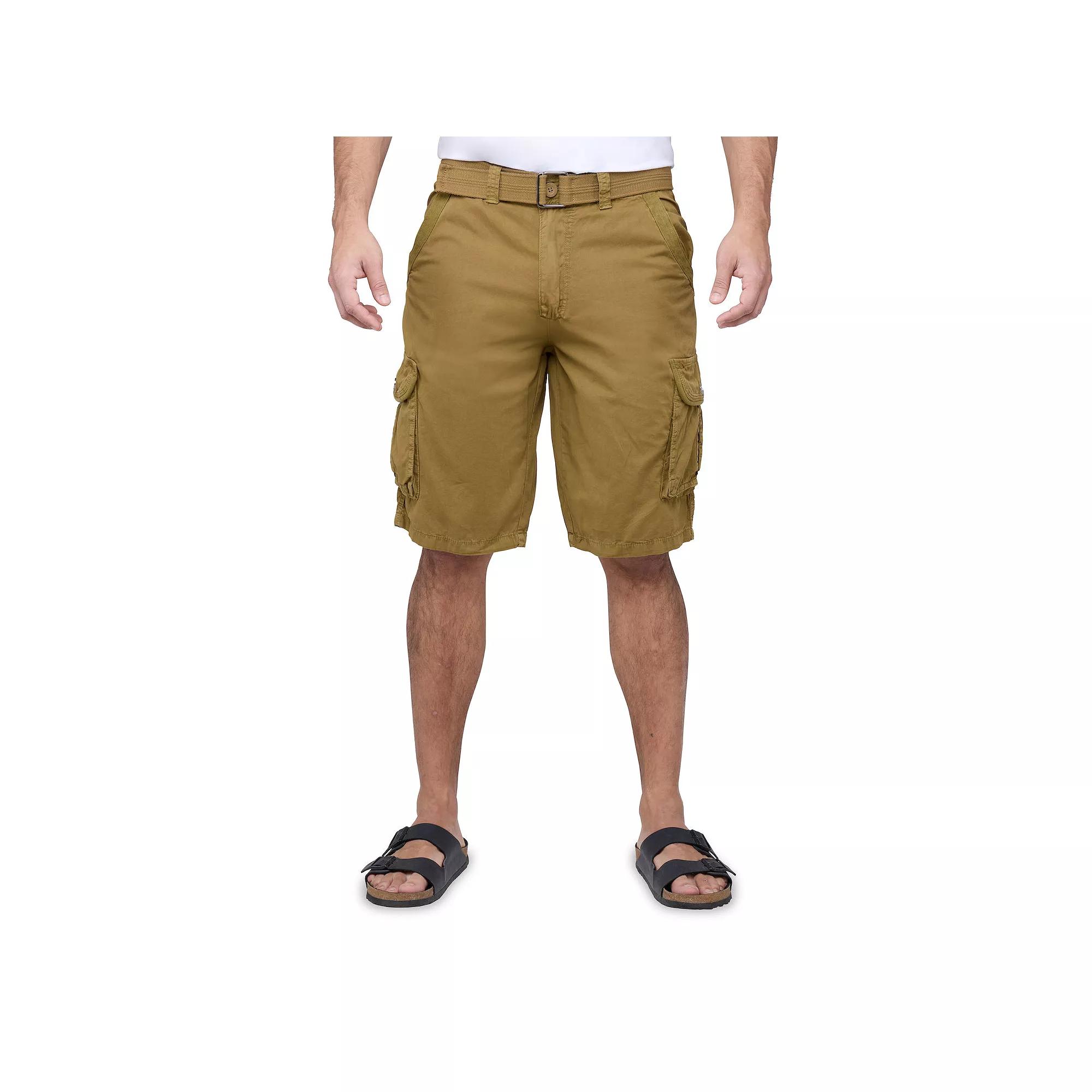 Men's RAW X by Xray Regular-Fit Belted Button Cargo Shorts,  Product Image